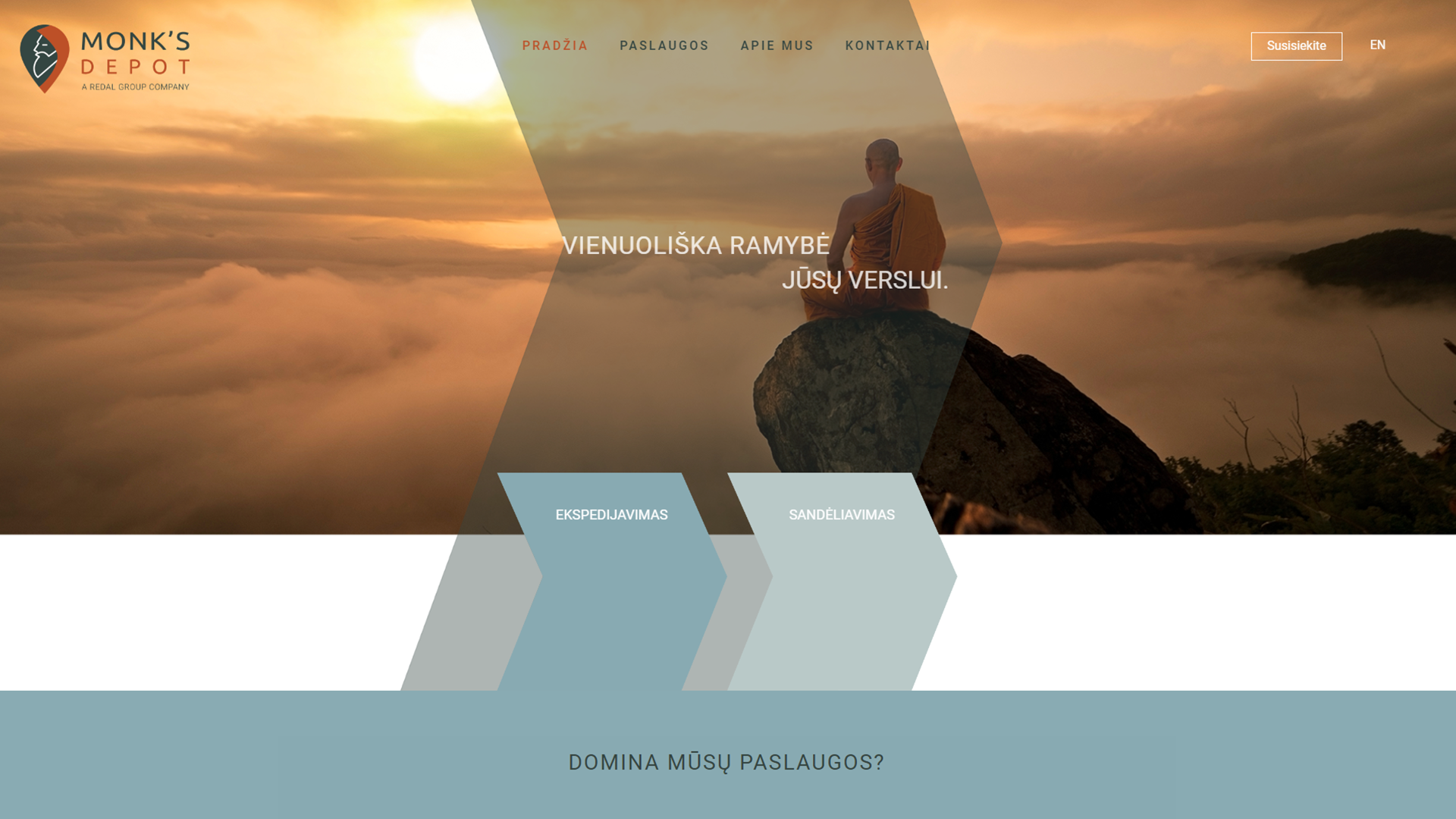 MONK'S DEPOT website