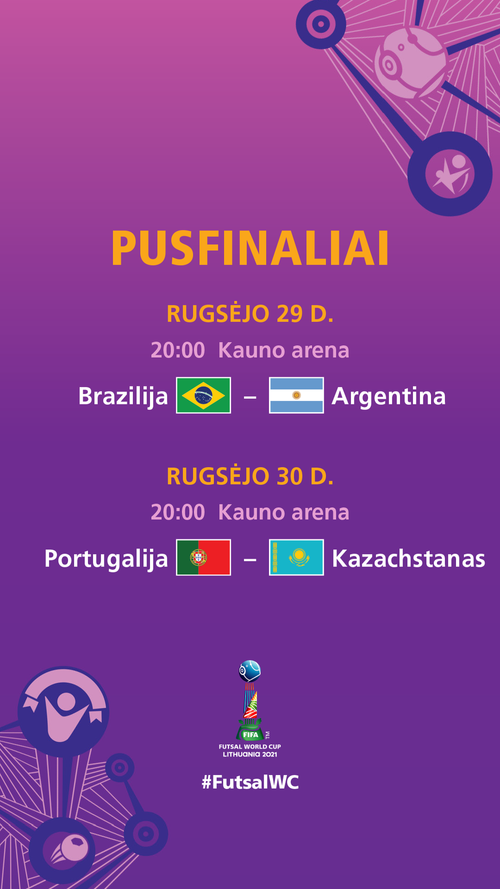 
FIFA Futsal World Cup Lithuania 2021™ banner