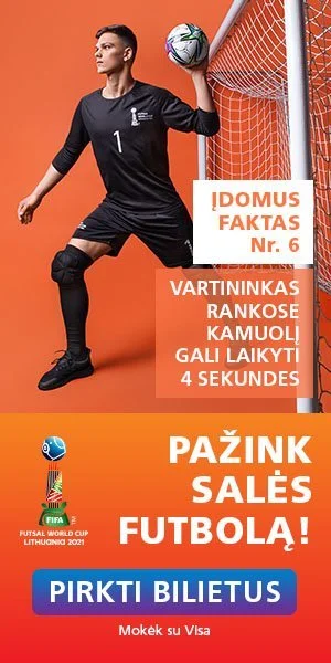 
FIFA Futsal World Cup Lithuania 2021™ banner