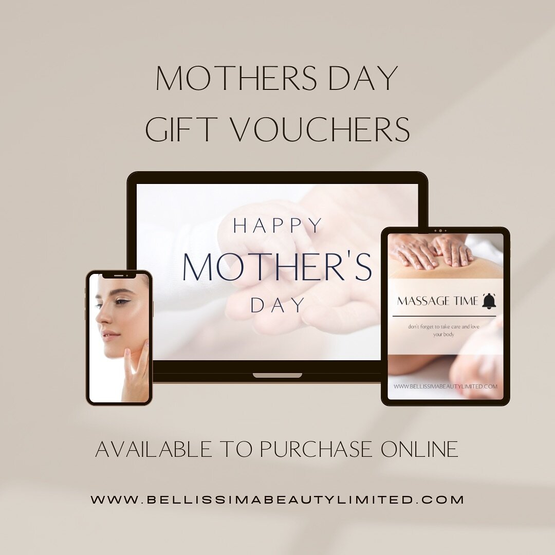 Mother&rsquo;s Day is just around the corner! 🌸 
Treat your Mum to something special with a gift voucher.  Available to purchase online via our website www.bellissimabeautylimited.com

#MothersDay #GiftVoucher #chandlersfordsalon