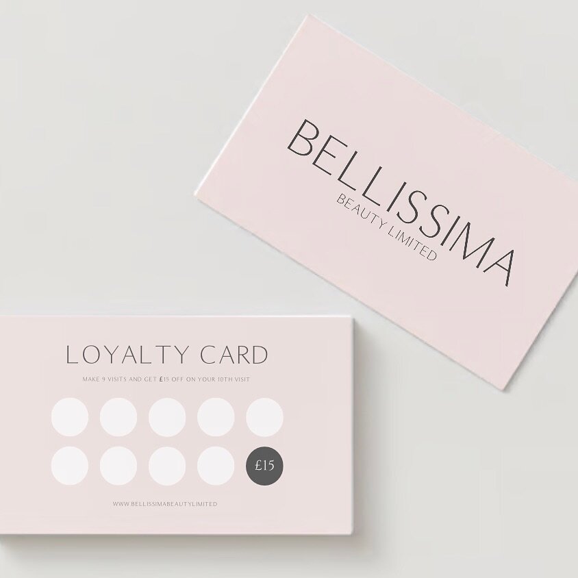 Your loyalty means the world to us, so we&rsquo;re revamping our loyalty scheme! For every visit, collect a stamp. Once your loyalty card is full, enjoy &pound;15 off any treatment as our heartfelt thank you! 💖 #CustomerAppreciation #LoyaltyRewards 