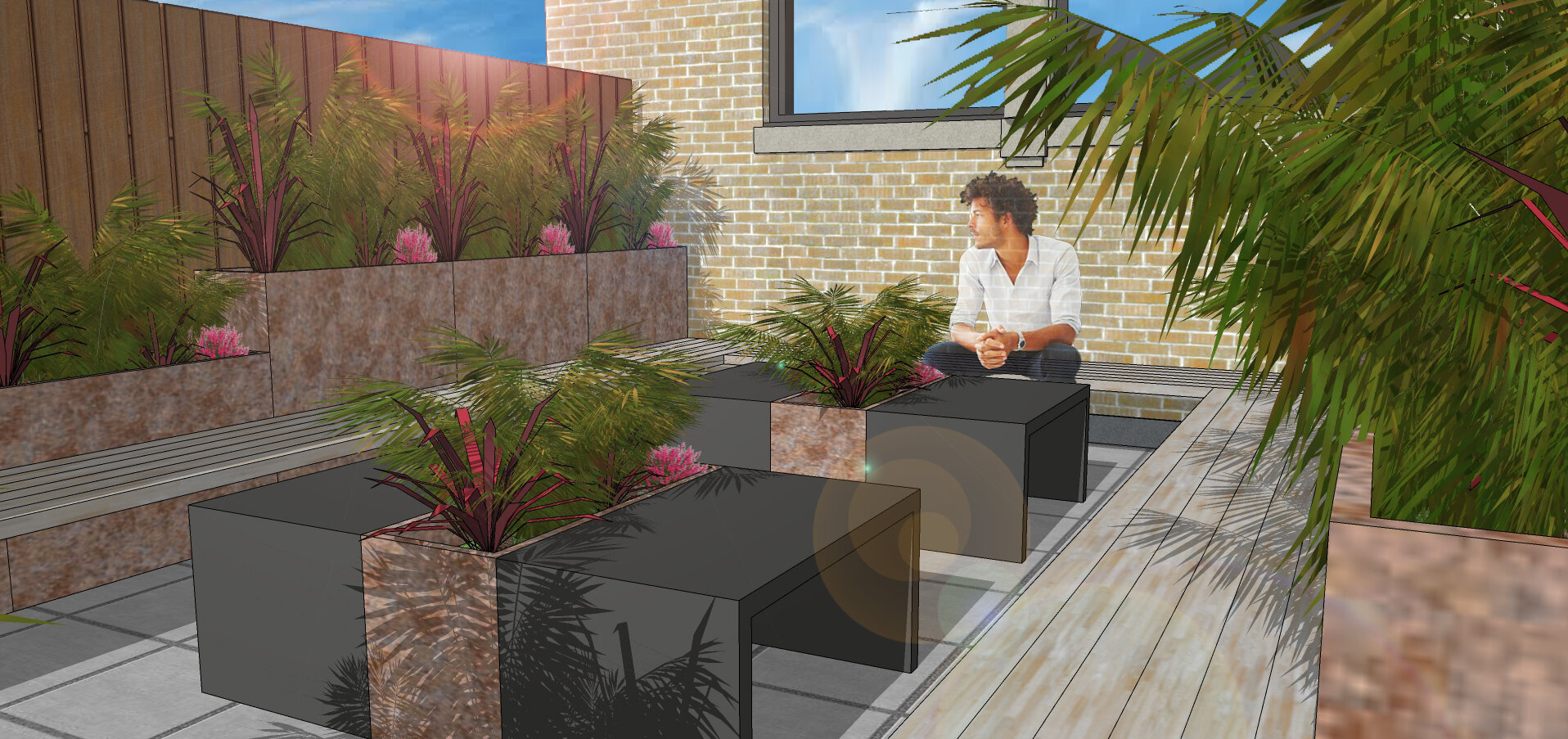 3D Visual Concept of the Space, Sketch-up