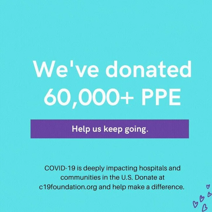 Thank you for helping us deliver PPE. Learn more and contribute at: www.c19foundation.org