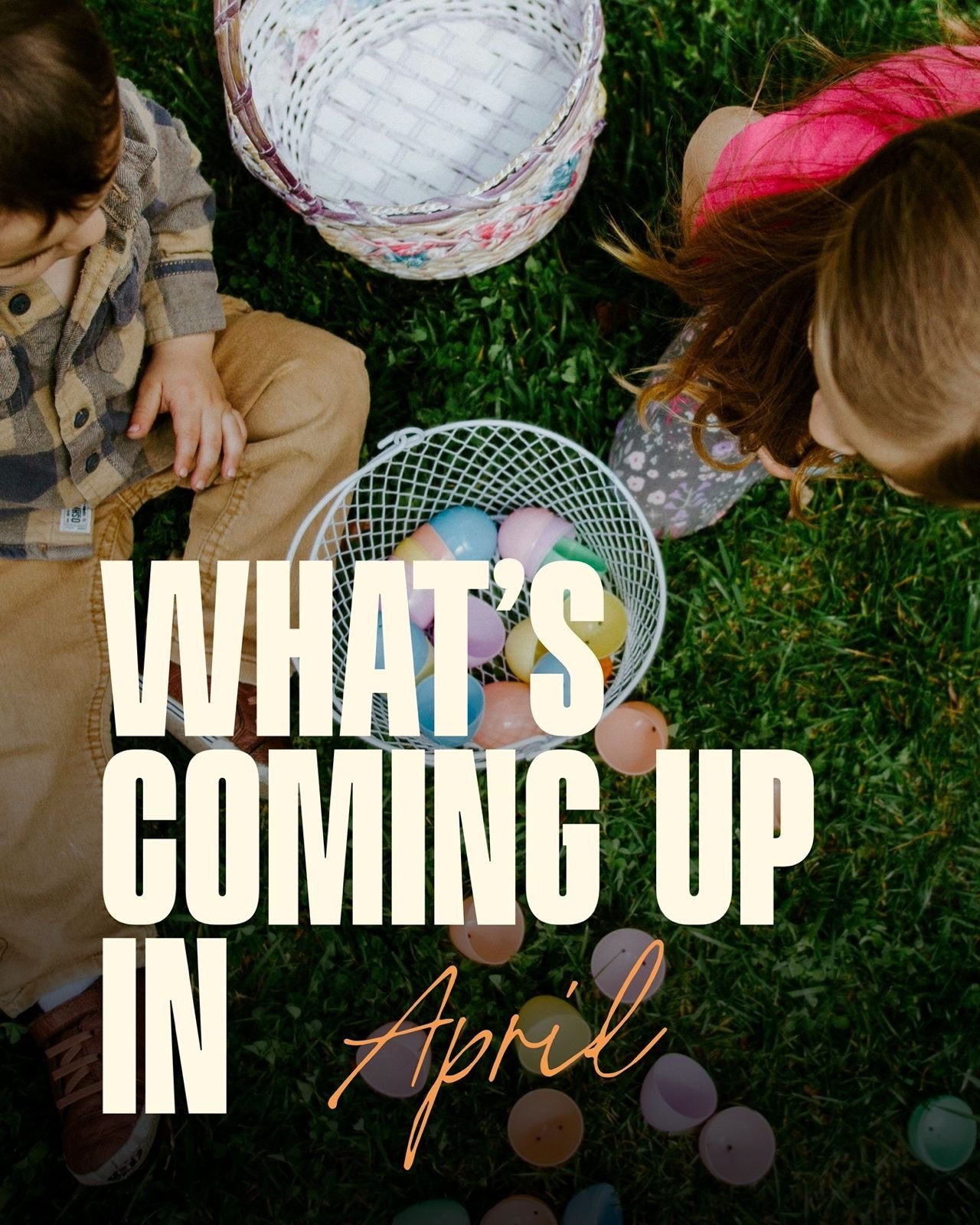 It&rsquo;s APRIL and we&rsquo;ve got loads going on!
 
First up, we have EASTER this weekend! Join us for our Good Friday and Easter Sunday services.
 
If you are new to faith or want a refresh on the basics, we are running a FOUNDATIONS course this 