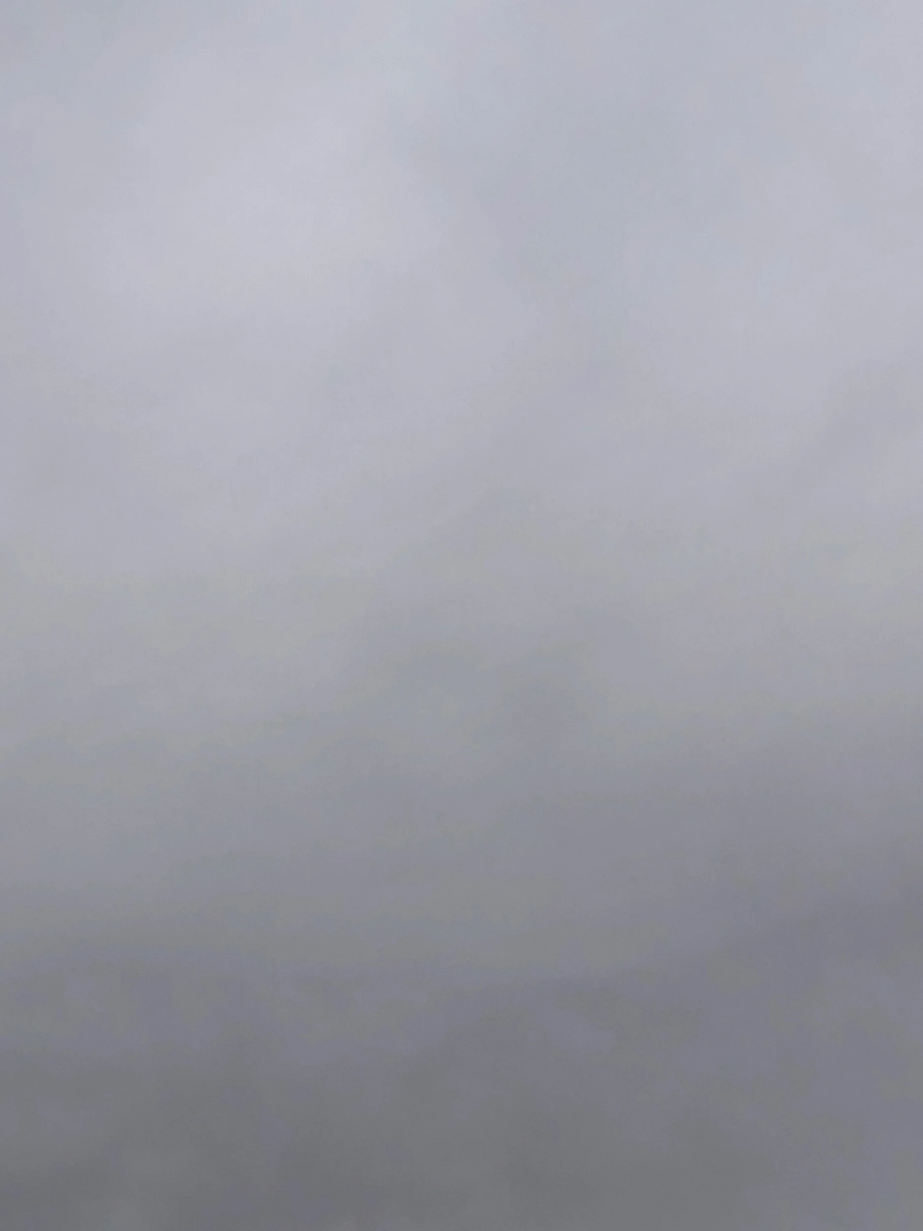 Nebel liegt draußen