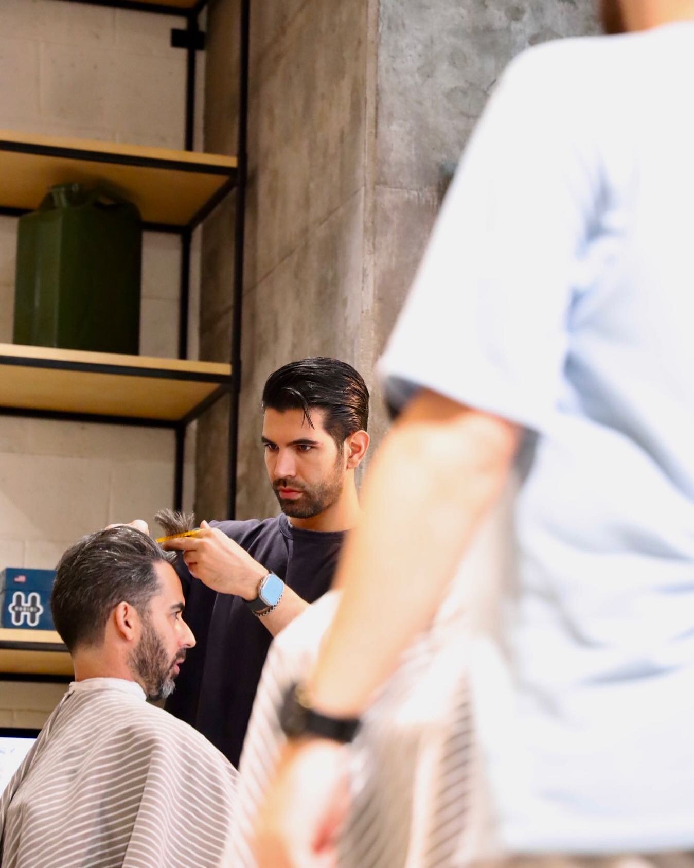&quot;Precision in every snip, dedication in every strand. Arsalan, the master of detail, is here to craft your perfect look. Trust the serious face behind the magic ✂️💪 #weareakin #AkinBarber #AttentionToDetail #SeriousSkills&quot;