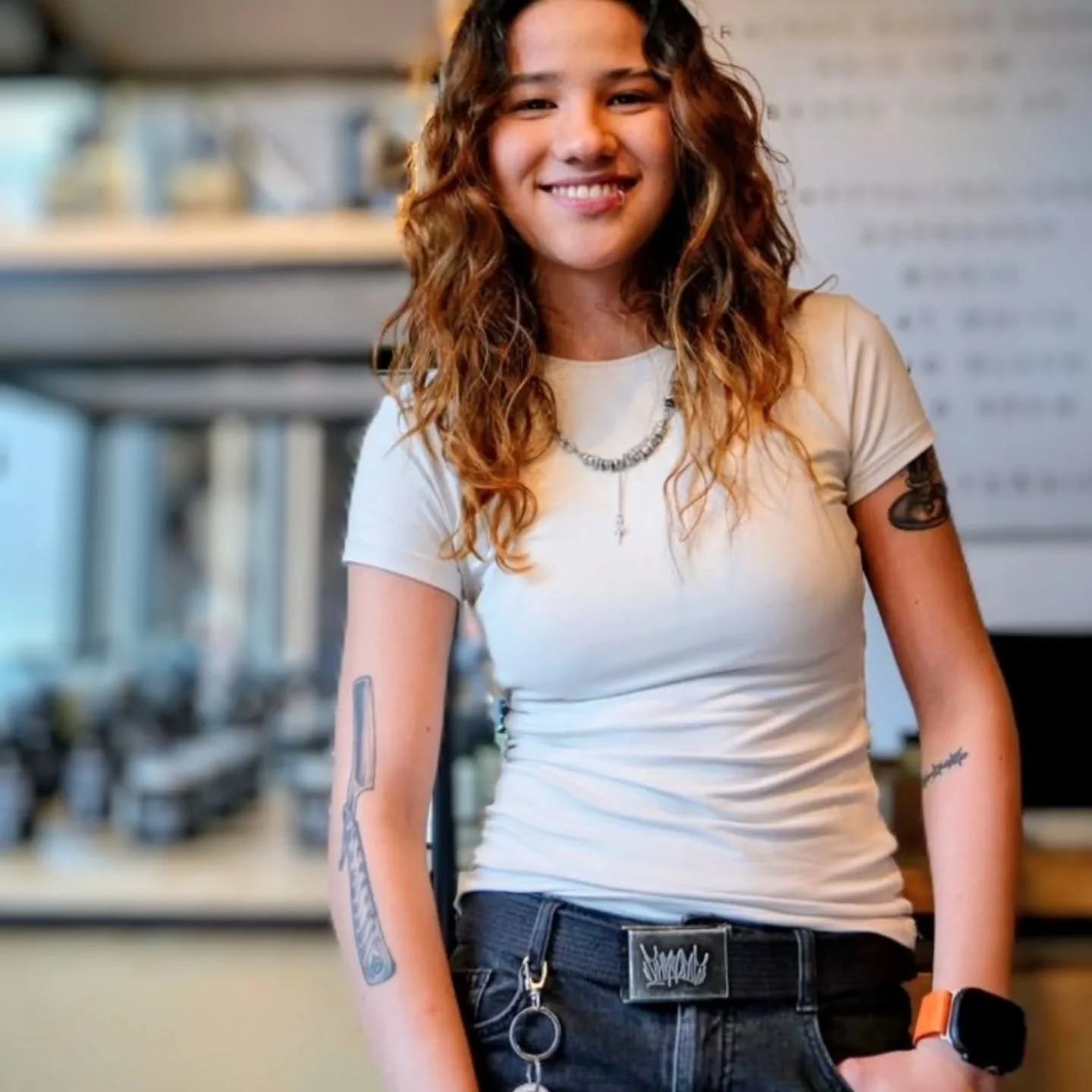 Meet Lucy Joo &mdash; our new barber @25hourshoteldubai

Korean and Brazilian roots, raised around barbers.
Her hands tell the story&hellip; her tattoos say the rest.

She speaks English, Spanish, and Portuguese.

Her schedule&rsquo;s filling up fast