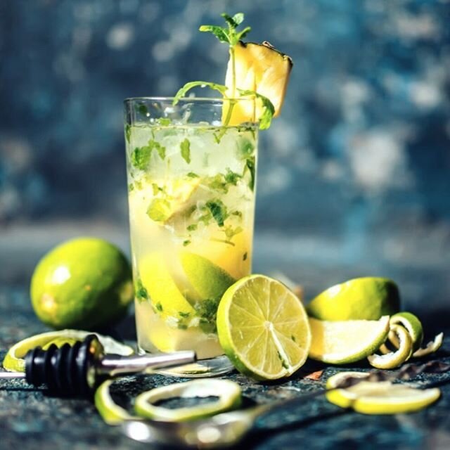 Making the most of the long Holiday weekend? Here&rsquo;s our Pineapple Mojito recipe to try at home.

You will need:
2 Parts Blackwell Rum
2 Parts Pineapple Juice
&frac12; Lime cut into fourths
2 tsp of sugar
6-8 Mint Leaves 
Club Soda.

Method:
Add
