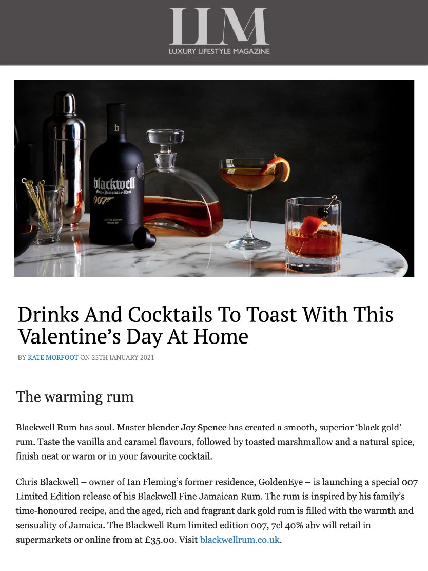 Luxury Lifestyle Magazine - Valentine's Day Cocktails