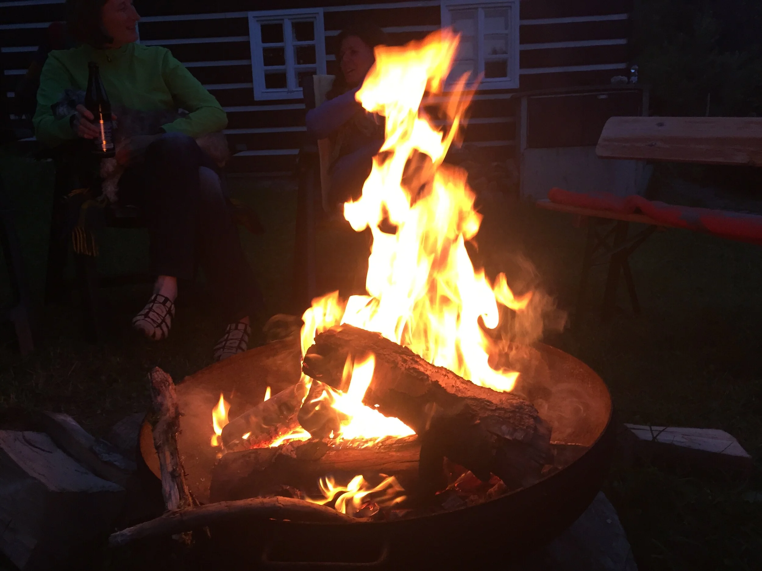 Die Alte und ihre Sorgen um die Zeit