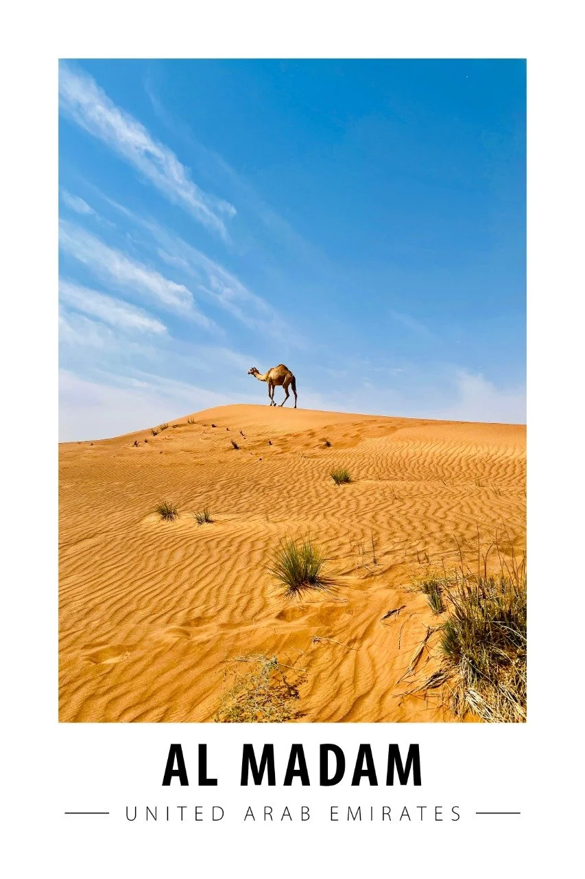 Al Madam Desert UAE Etsy Prints