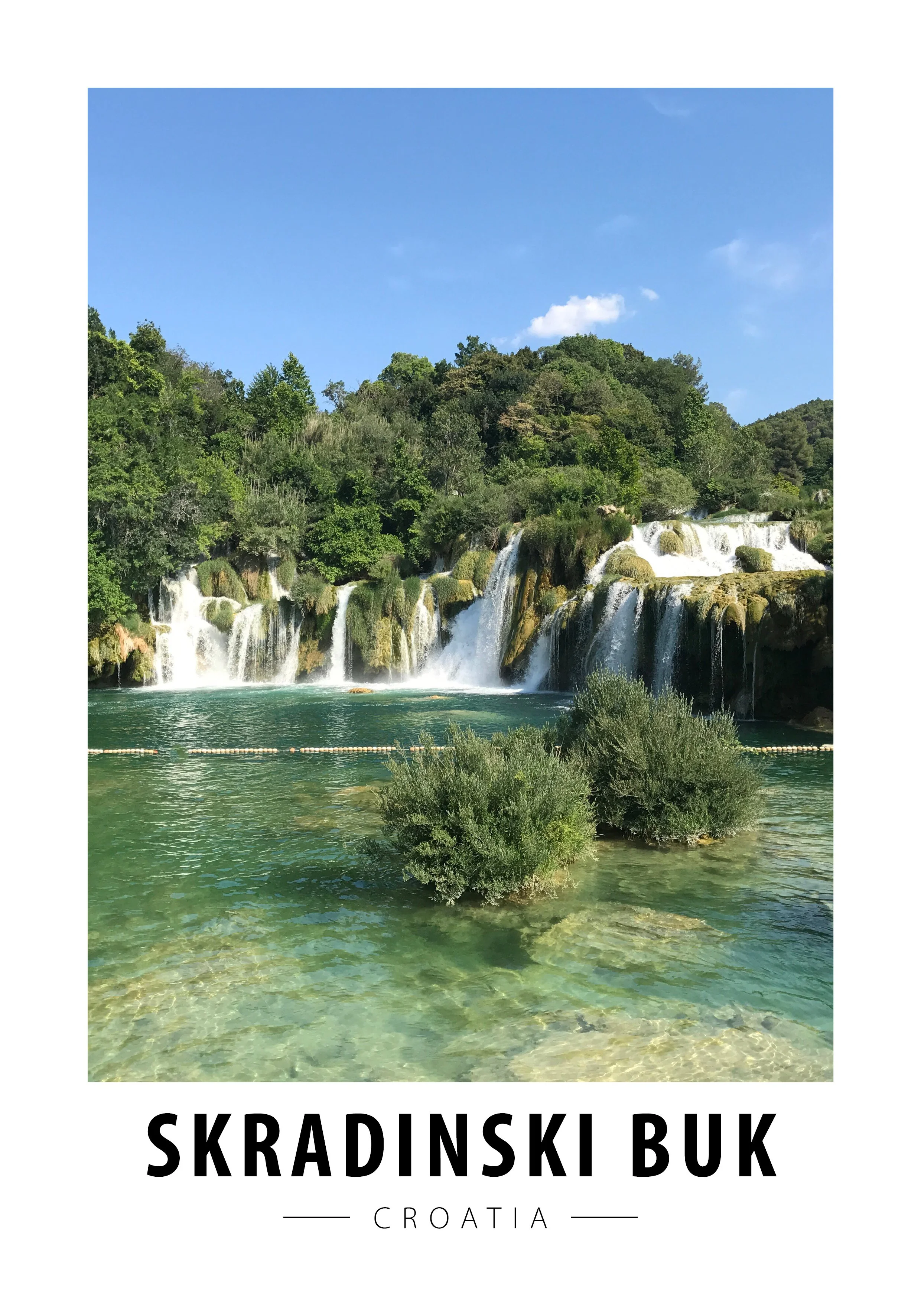 Skradinski Buk Croatia Etsy Prints