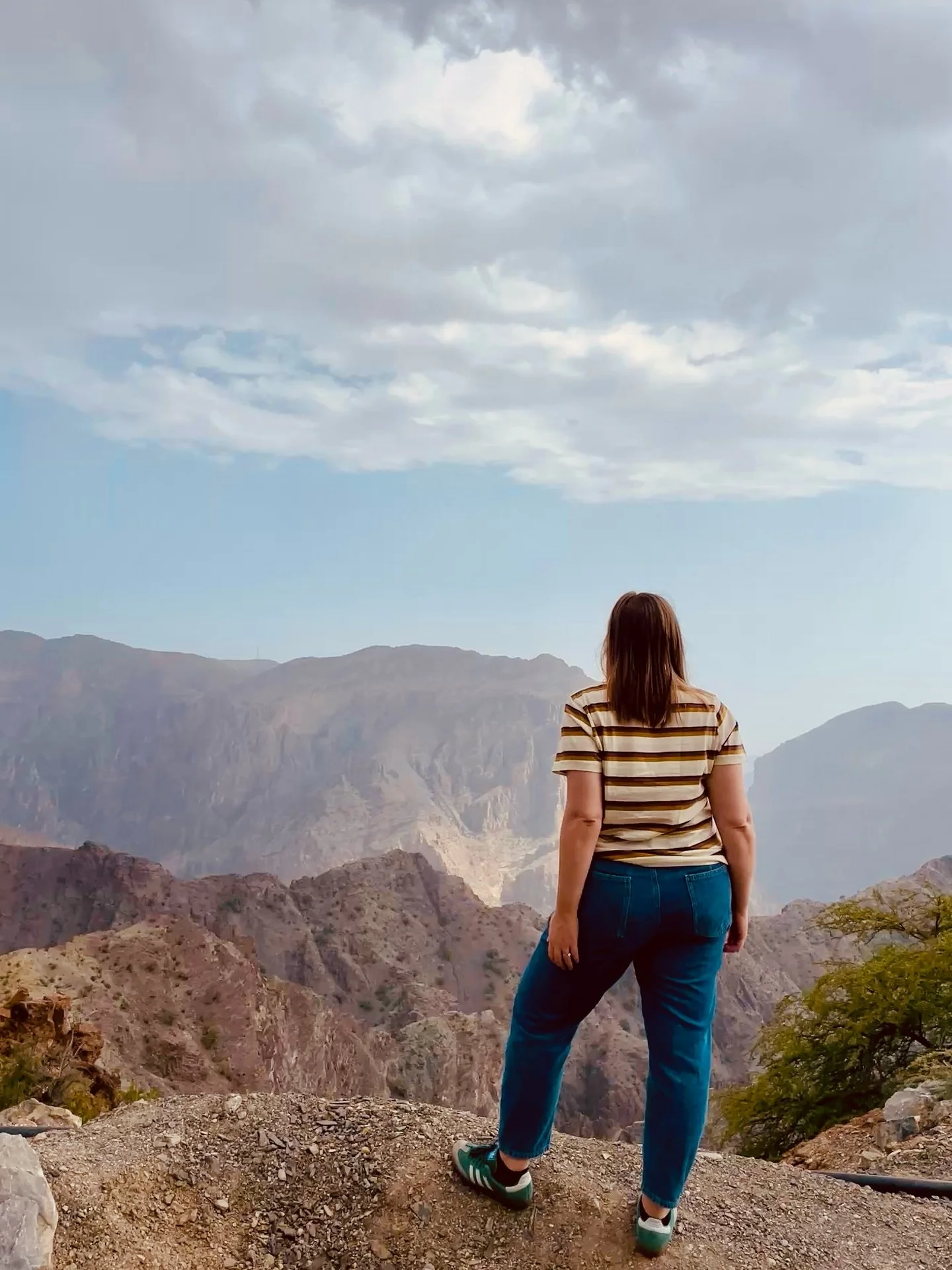 you haven&rsquo;t been to a country unless you&rsquo;ve seen it from its highest point ~ welcome to the Grand Canyon of the Middle East @hotelindigojabalakhdar 🇴🇲 

who knew you could drive 450km from Dubai, and find 15 degree cooler weather&hellip