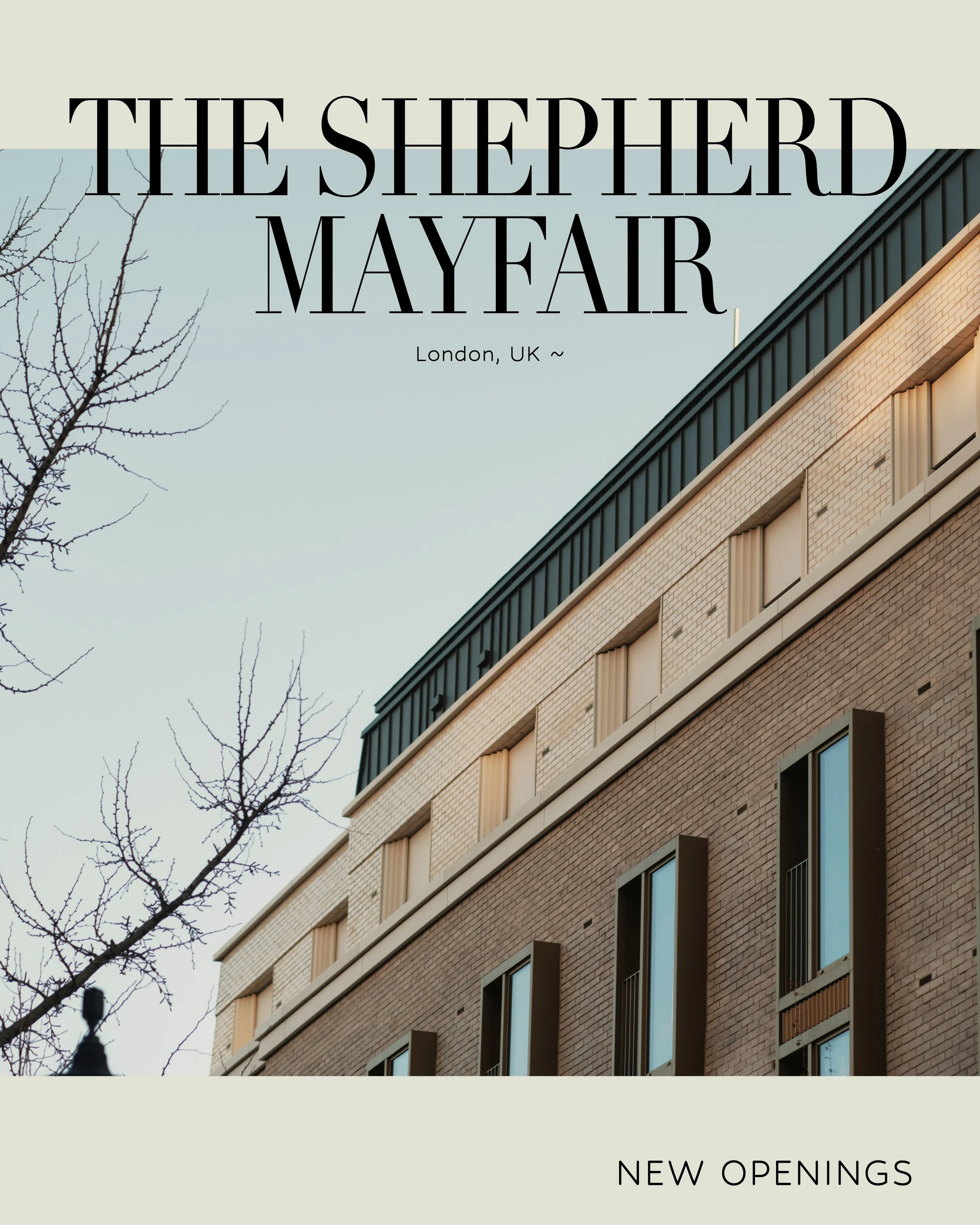 The Shepherd Mayfair will open on 1 September 2026, marking the arrival of a new boutique hotel in the heart of Shepherd Market. The 82-room property occupies the site of Mayfair&rsquo;s oldest known house, The Cottage, where a shepherd once tended h