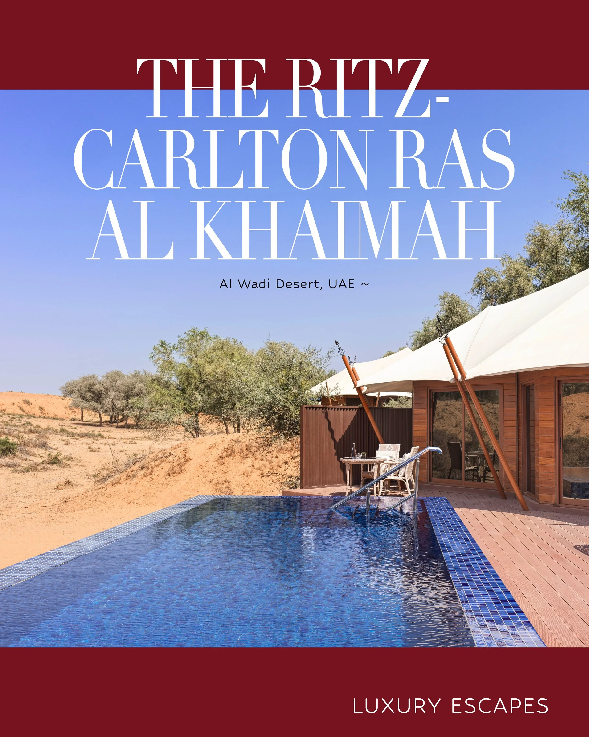If you are looking to escape the summer heat without actually leaving the UAE, The Ritz-Carlton Ras Al Khaimah, Al Wadi Desert is easily one of the most magical hideaways around. Hidden within a 1,235-acre protected nature reserve, it feels a world a