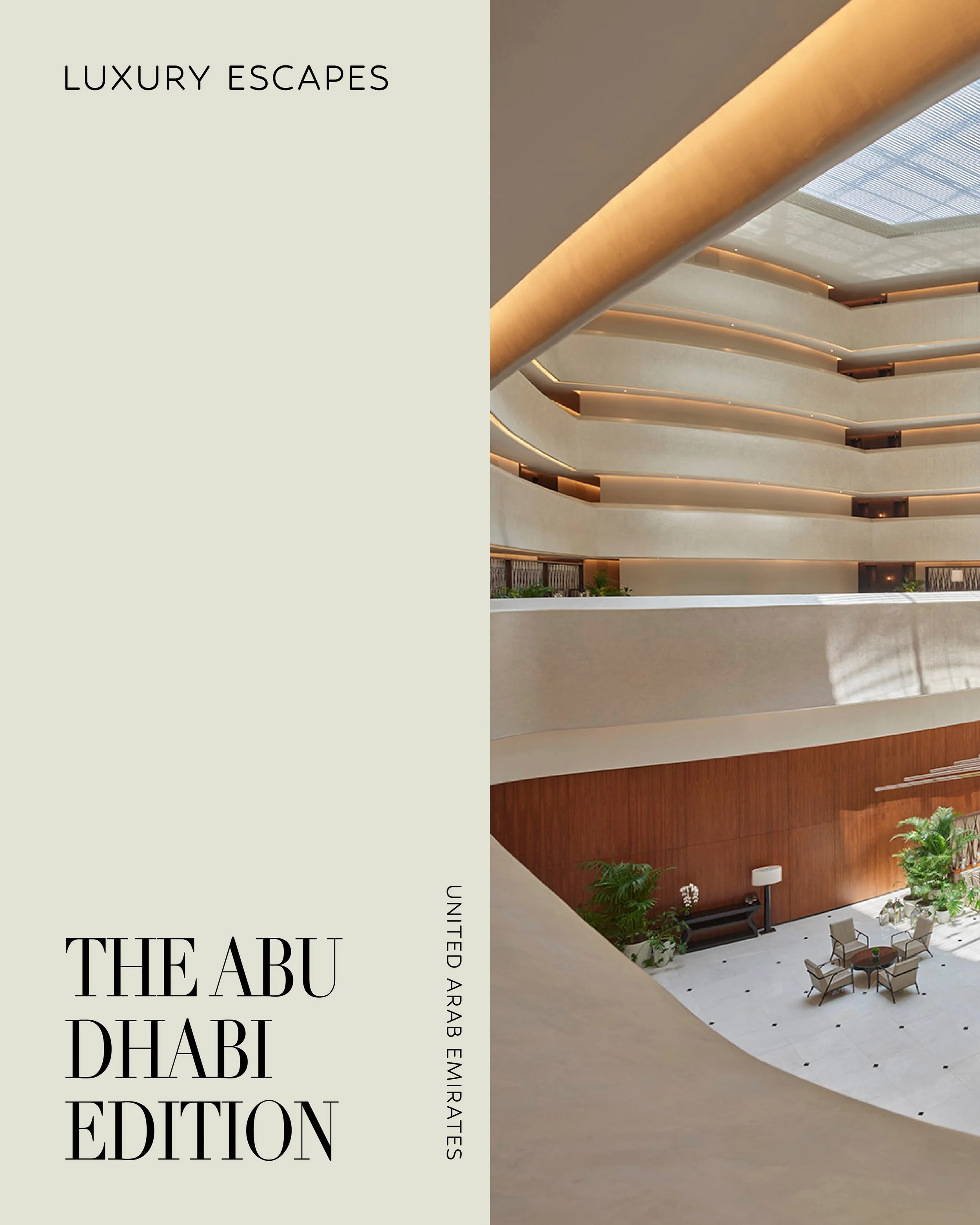 Overlooking the calm waters of Al Bateen Marina, The Abu Dhabi EDITION brings Ian Schrager&rsquo;s signature restrained luxury to the capital&rsquo;s waterfront. The aesthetic is clean and grounded: grey oak flooring, off-white marble bathrooms, and 