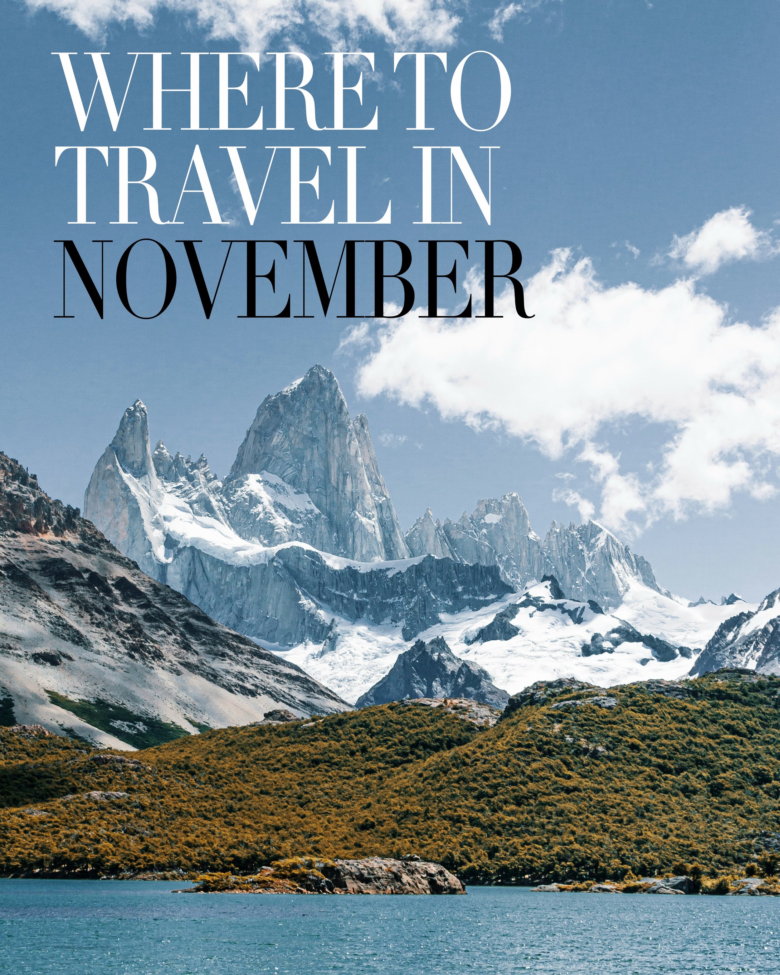 ✈️✈️✈️ ~ where are you headed this november? 

#November #Travel #Autumn #BucketList