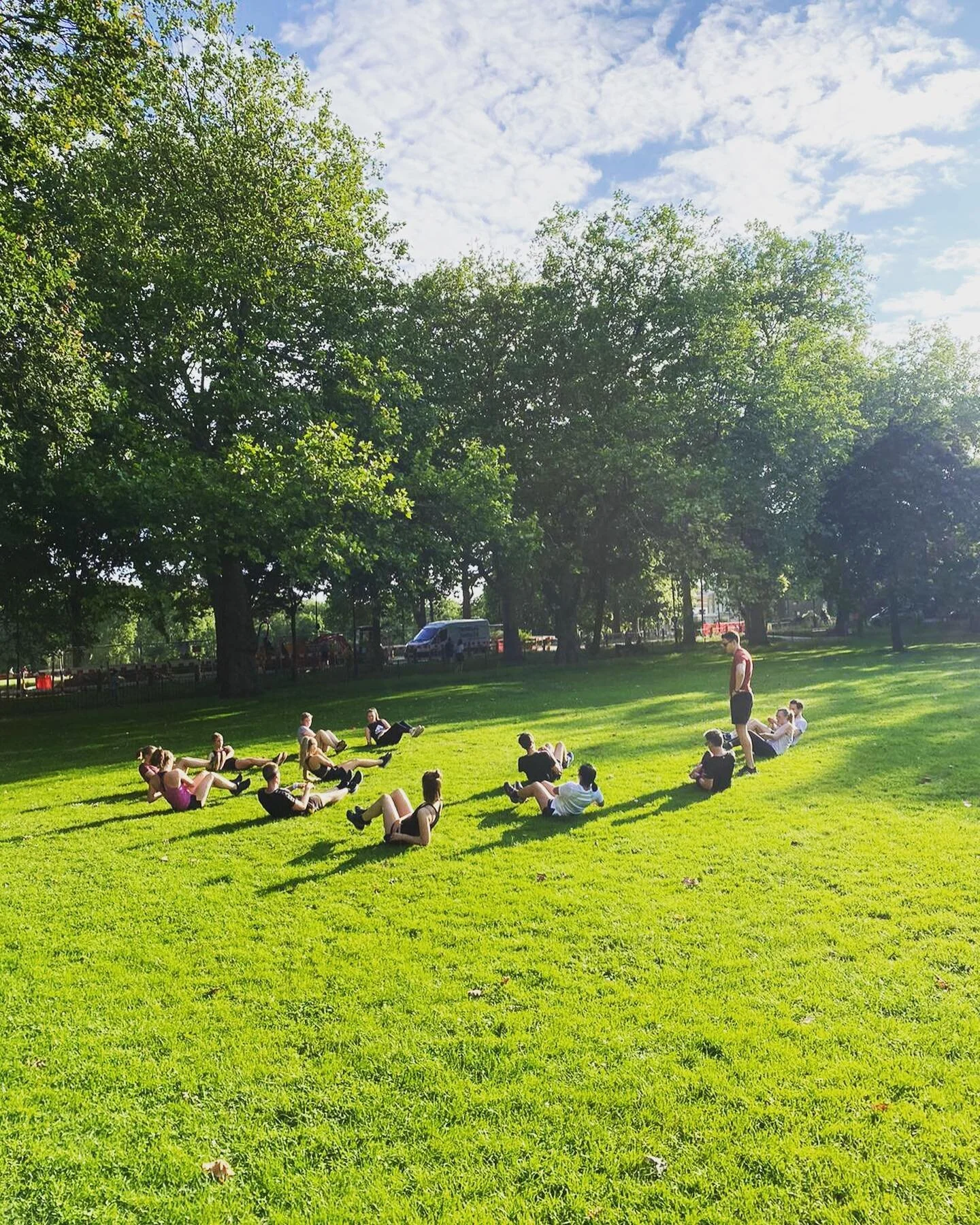 Mainly standing.
.
.
.
.
.
.
.
.
.
.
.

#SwiftHighbury #bootcamp #islington #highburyfields #exercise #fitness #fitnessclass #outdoorexercise #strong #burpees #pressup #situps #coreworkout #fit #fitfam #squats #lunges #london #run #running #pt #fitne