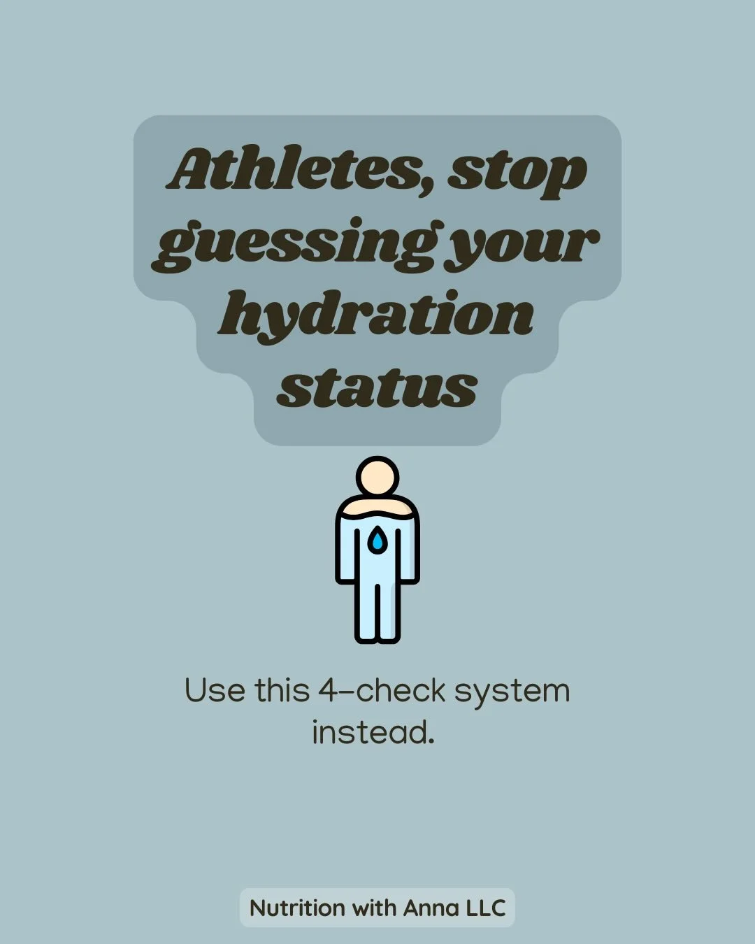 Many athletes wonder if they are adequately hydrated. 

A recent study tested a simple 4-factor hydration self-check that better classifies hydration status than any single measure on its own: fluid intake, urine frequency, urine color, and urine out