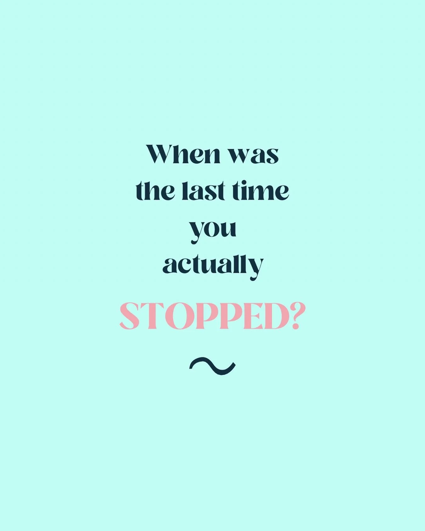 Today I made the conscious decision to stop.

With a toddler, a 6 week old, sleep deprivation and a cold in the making, it was either stop, rest and recover or reach burnout.

Stopping is hard. It means not ticking off your to do list. No laundry, cl