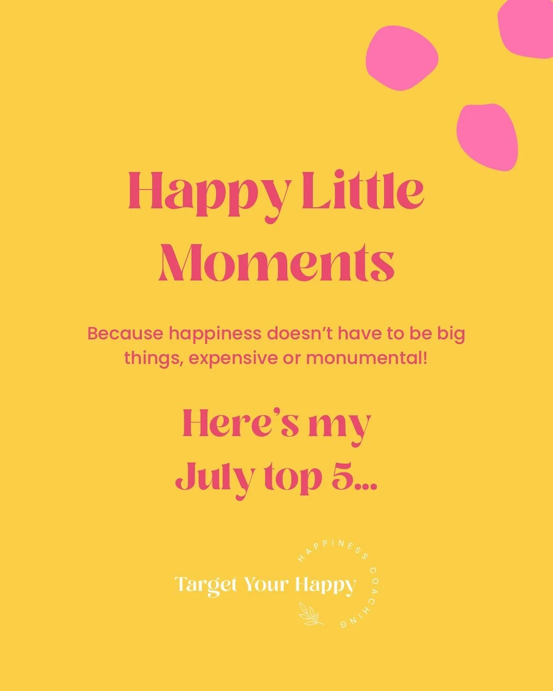✨ Embracing the chaos and joys of Maternity leave&hellip;Here&rsquo;s my belated July happy little moments 🩷
.
.
.
.
.
#targetyourhappy #targetyourhappyyear #personaldevelopmentcoach #careercoaching #careercoachingforwomen #happylittlemoments