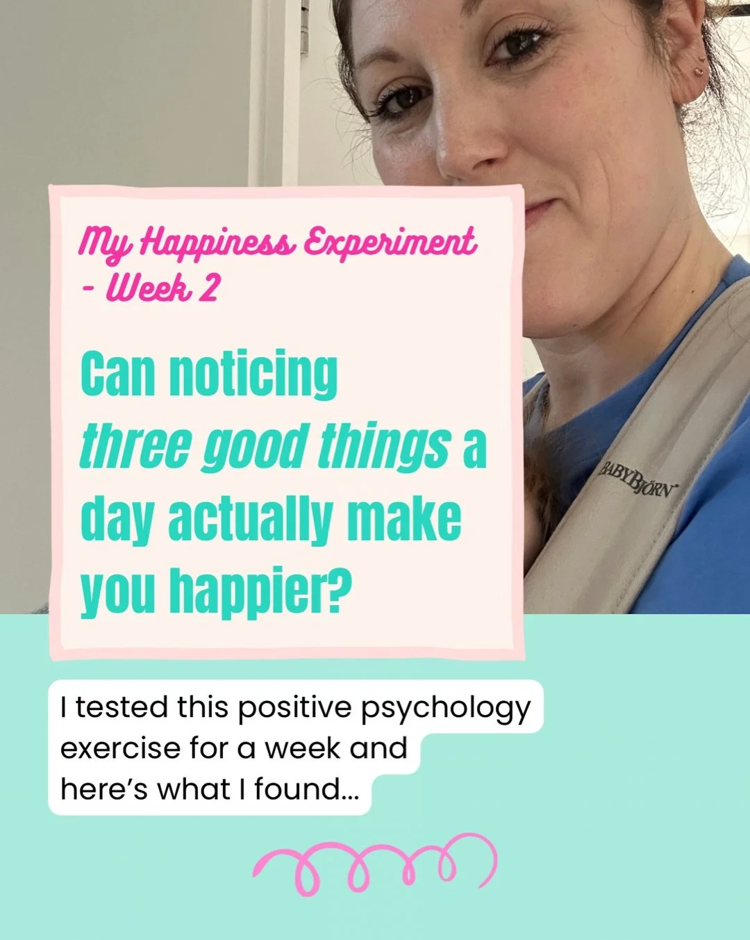 Week 2 of My Happiness Experiment and I&rsquo;ve been testing a simple positive psychology tool called Three Good Things to see whether noticing three good things a day can actually make you happier.

It didn&rsquo;t change what happened in my day. 

