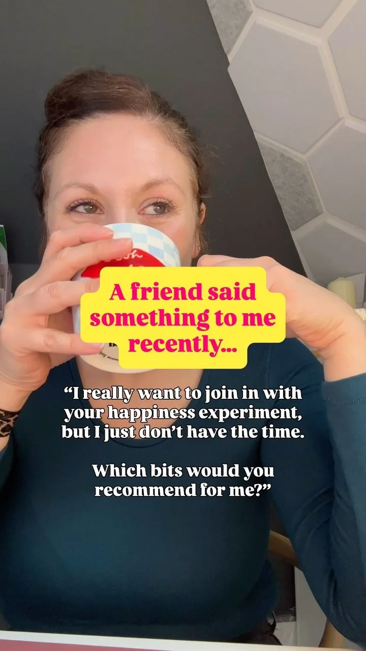 You don&rsquo;t need another 24 things to add to your to-do list.

If you&rsquo;re living a full, busy life but still want more joy, connection, confidence, fun or courage, I made this for you 🩷

My Build Your Happiness Toolkit helps you figure out 
