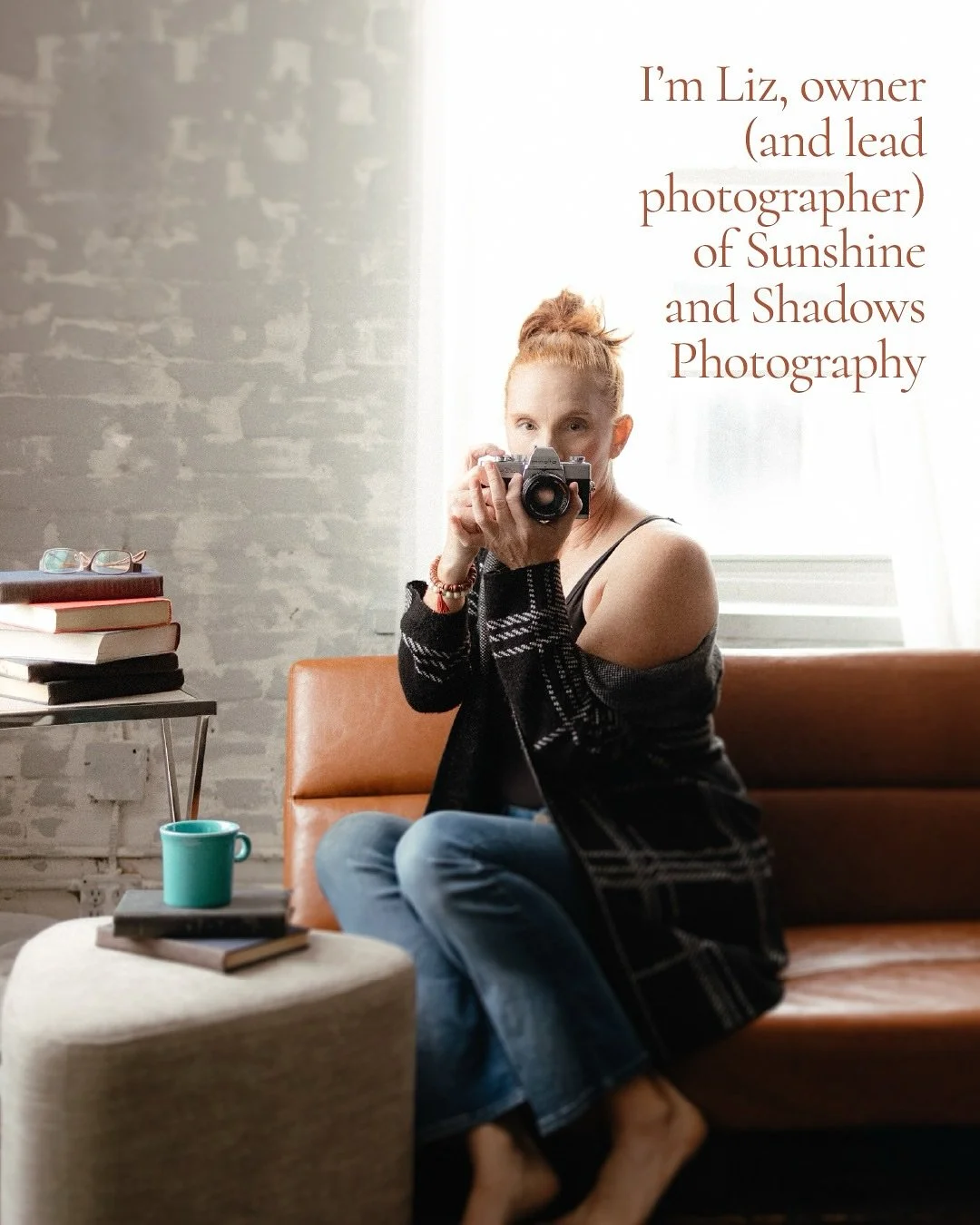 Hi, I&rsquo;m Liz, a Kansas City photographer who believes the best photos aren&rsquo;t about precision. They&rsquo;re stories told through light and human connection. 
From high school seniors celebrating endings (and beginnings), to entrepreneurs b