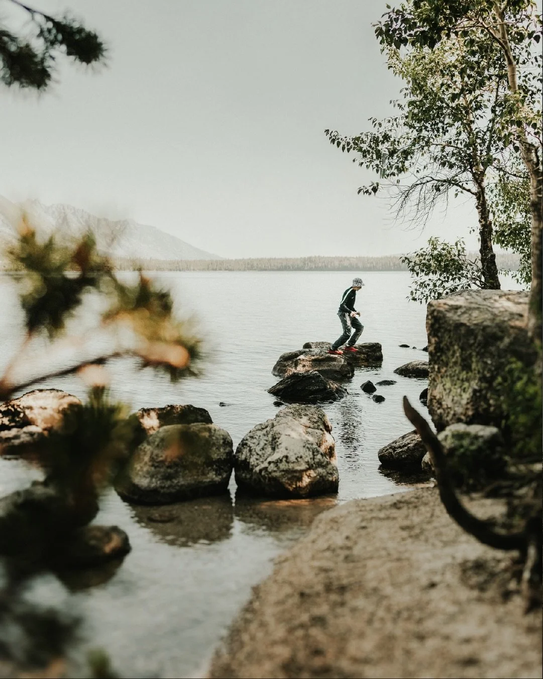 Grandma gifted him an epic trip to the Tetons this summer for his 13th birthday. I was lucky and got to tag along.
