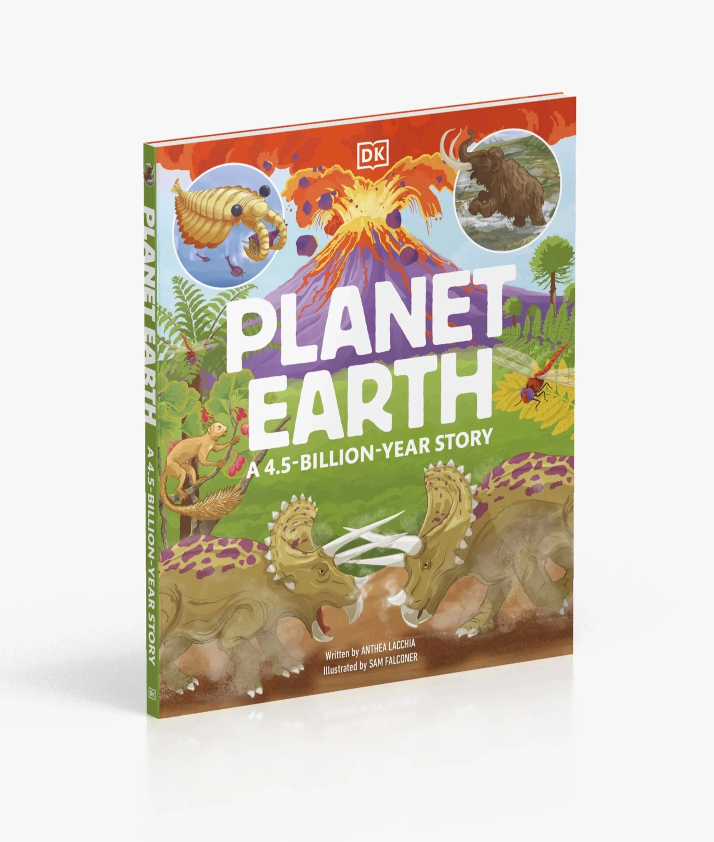 Planet Earth Science book illustration cover