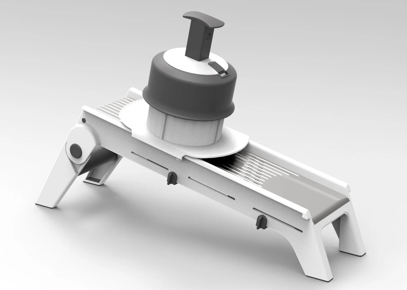 A compact and very multifunctional slicer made specifically for the Home Shopping Network