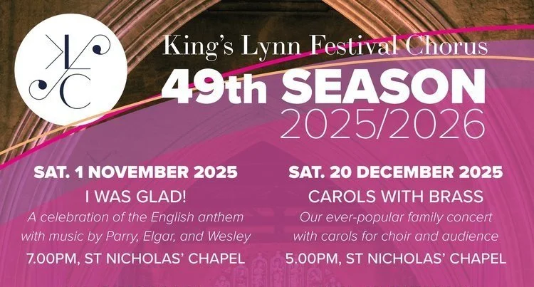 Organist for concert with King's Lynn Festival Chorus