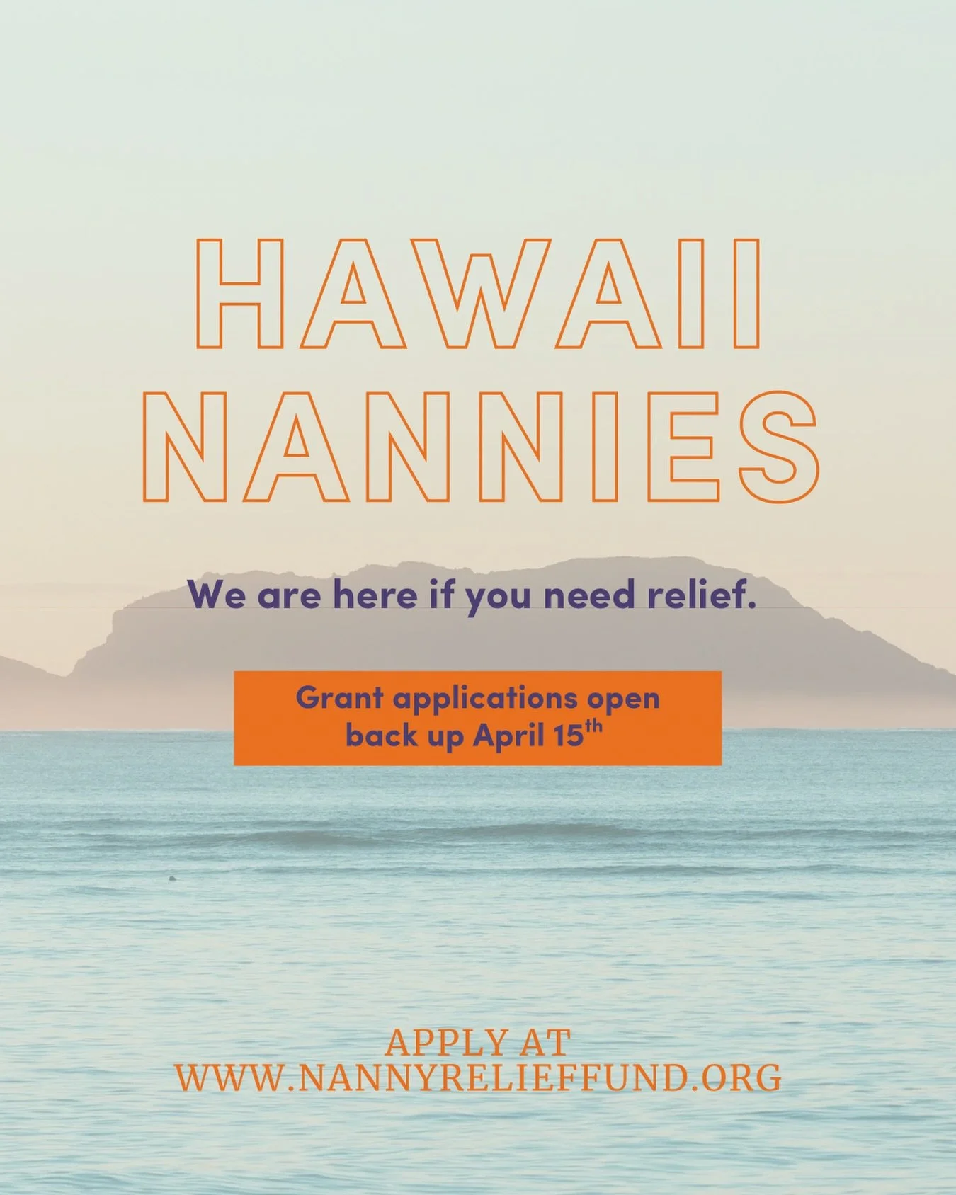 ⚠️Hawaii nannies&mdash; we&rsquo;re here for you!
If you&rsquo;ve been impacted by the flooding, relief is available. 

📋Applications reopen April 15th 

💚 #nannyrelieffund #nannysupport #nannycommunity #hawaiinanny #hawaiinannyagency