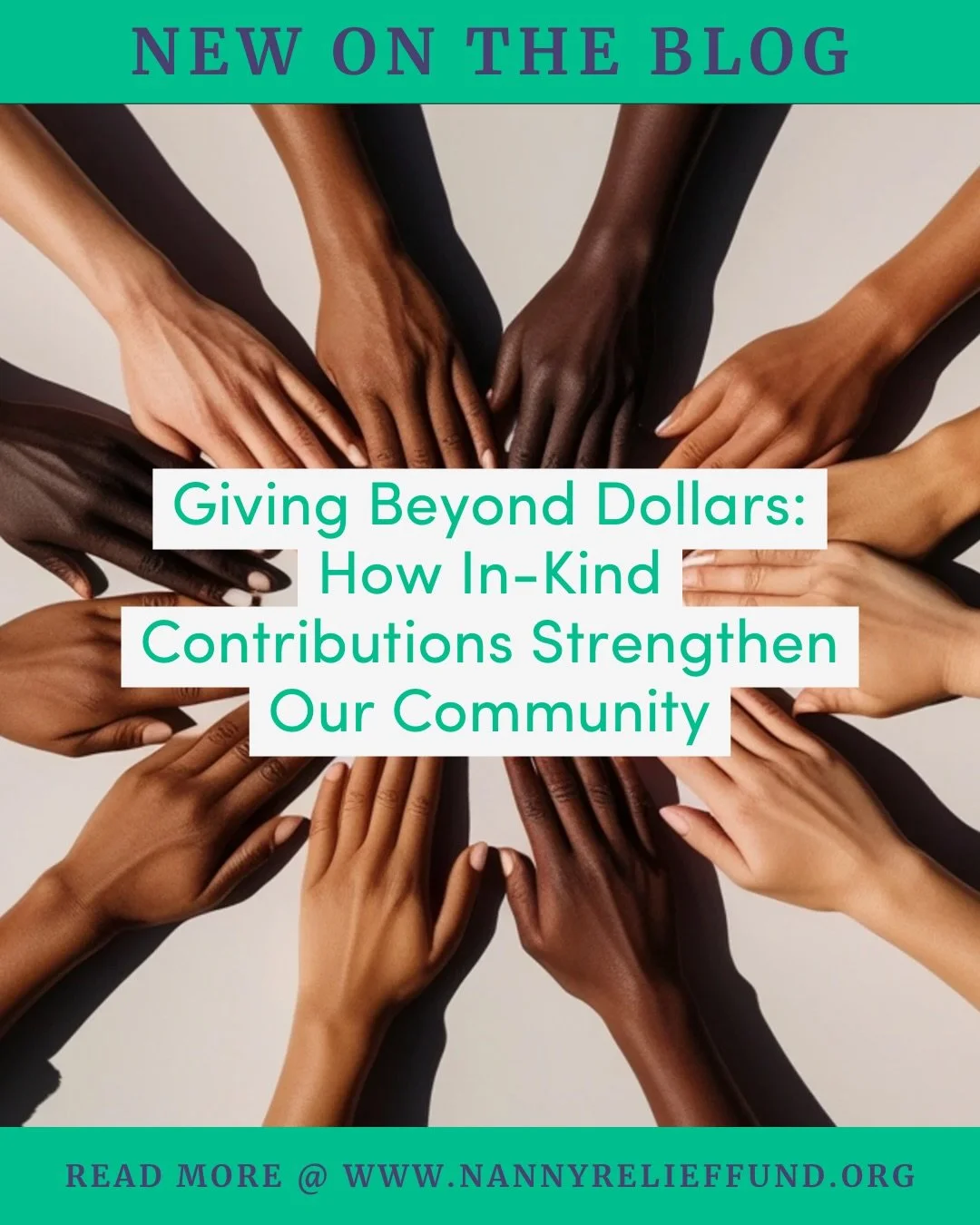 When most people think about supporting Nanny Relief Fund, they think about financial donations. And while those gifts are essential, they&rsquo;re not the only way to make a difference.

From educational webinars and workshops to contract reviews, c