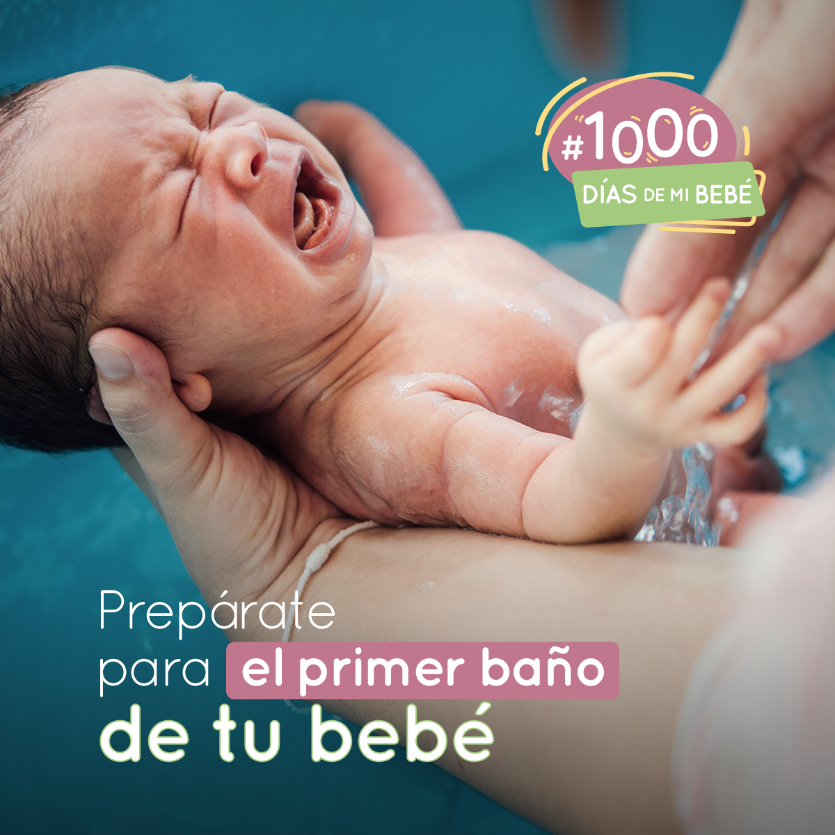 Cómo bañar a tu recién nacido por primera vez