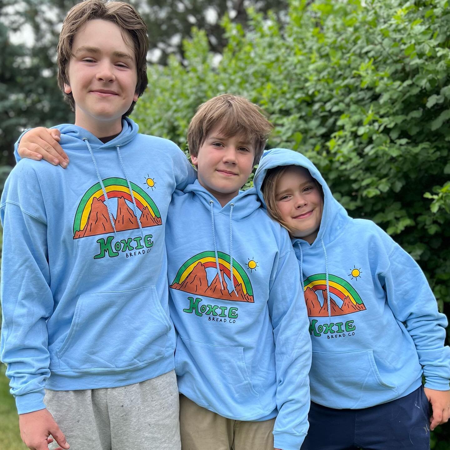 What&rsquo;s one more photo of our new logo hoodie on the Clark boys &hellip;.huge thanks to our designer Abimbola Olatunbosun @visualbeam for the new colorful pandemic make you happy logo. Abimbola is a Queens College grad and a student of our OG de