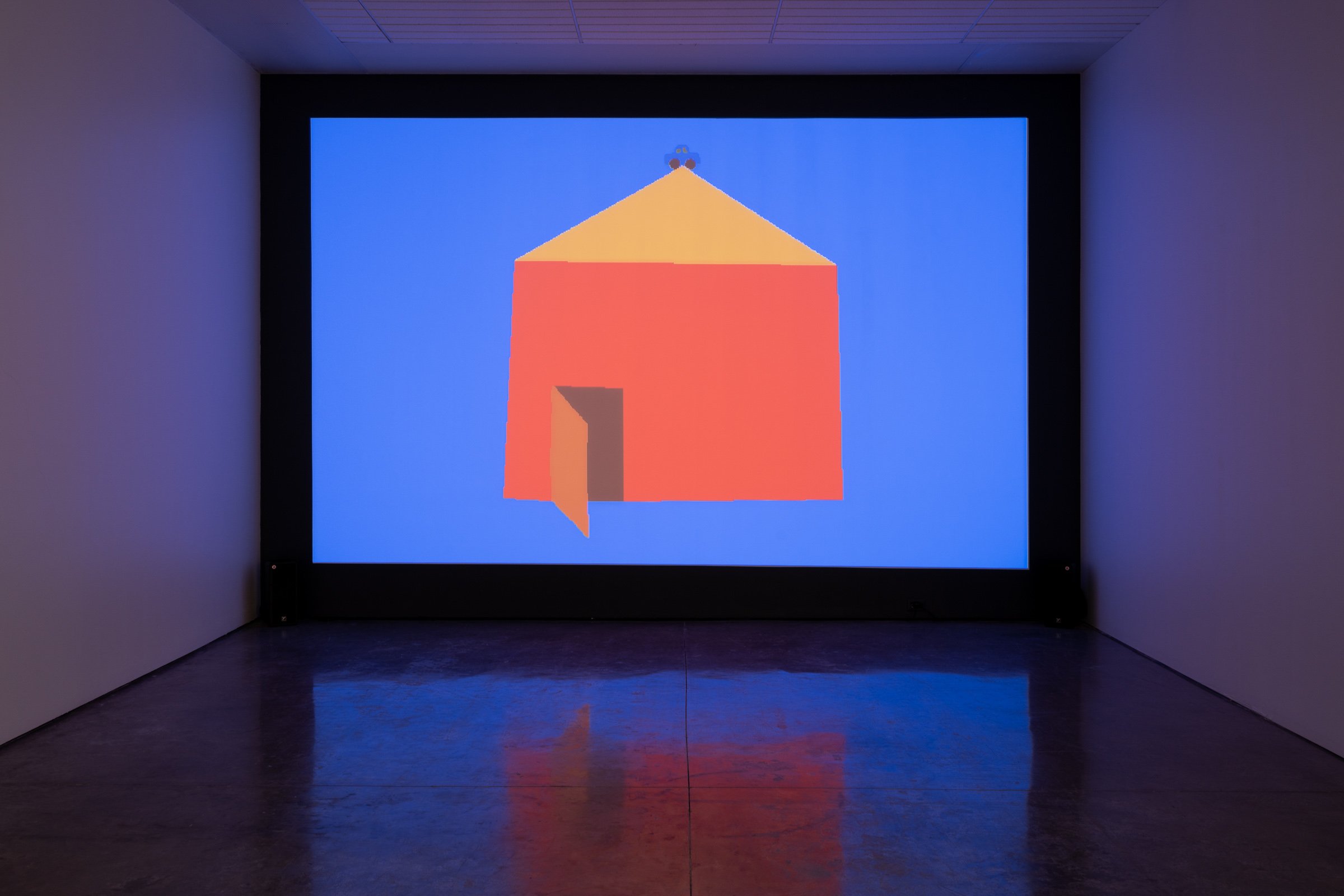  Barry Doupé,  Red House , computer animation, 3 minutes, 2022. Courtesy of the artist.  