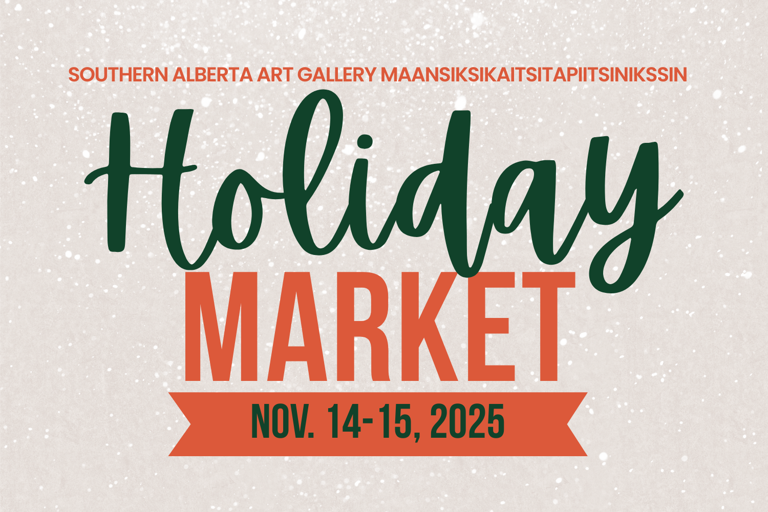 SAAG Holiday Market