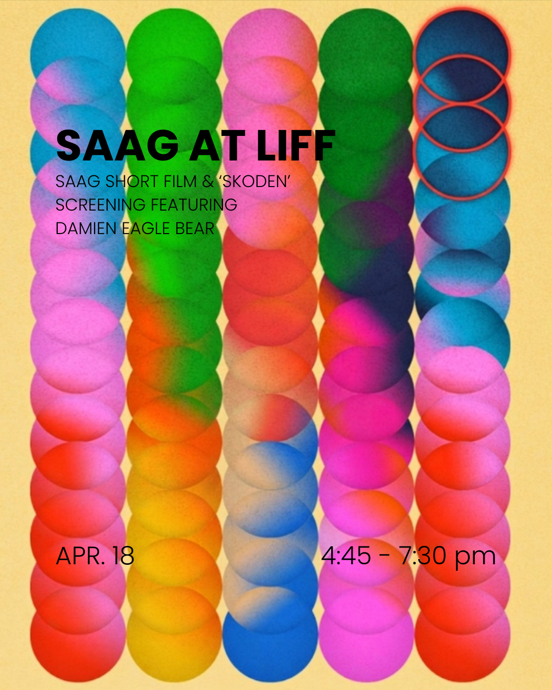 SAAG AT LIFF FT. DAMIEN EAGLE BEAR