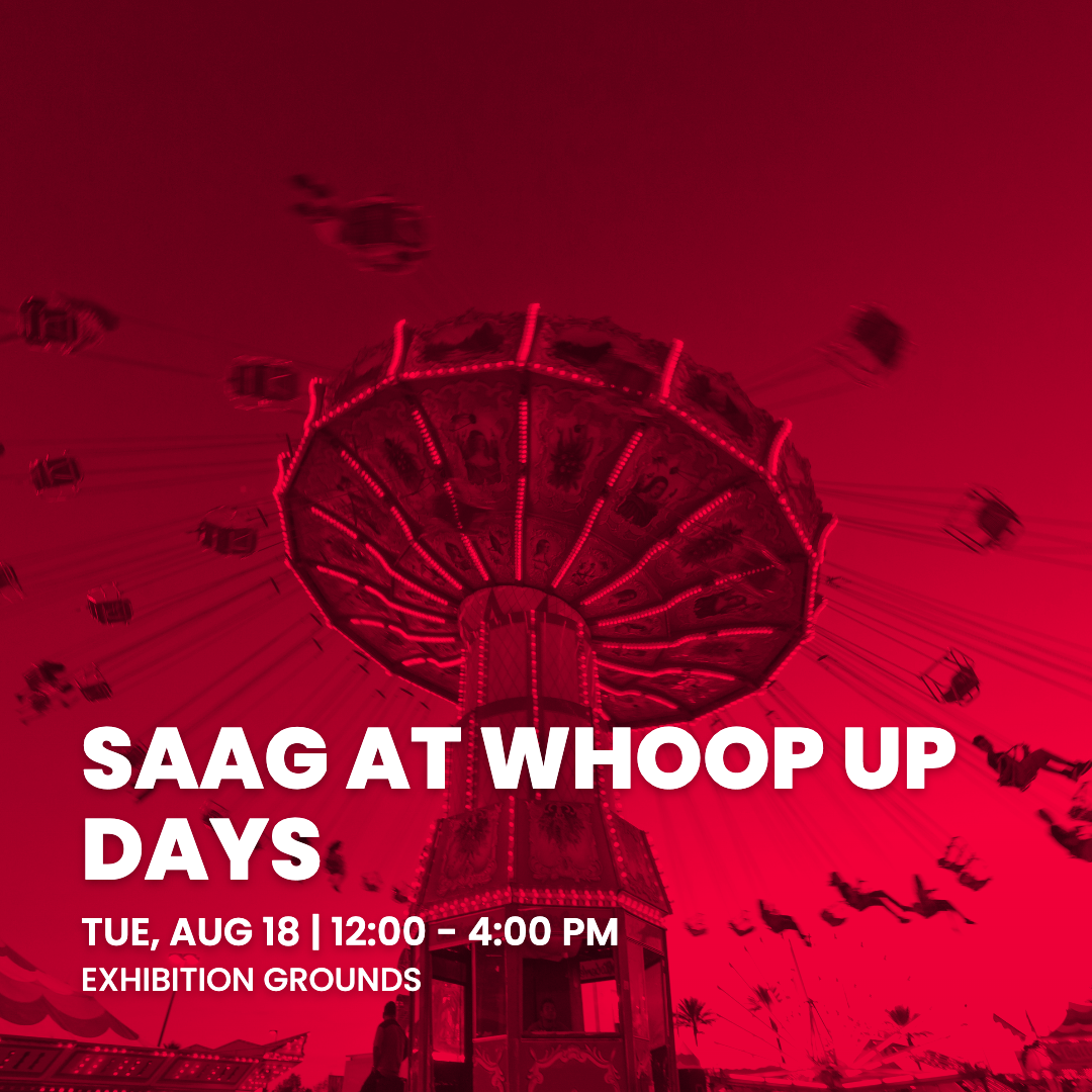 SAAG at Whoop Up Days Art Activity