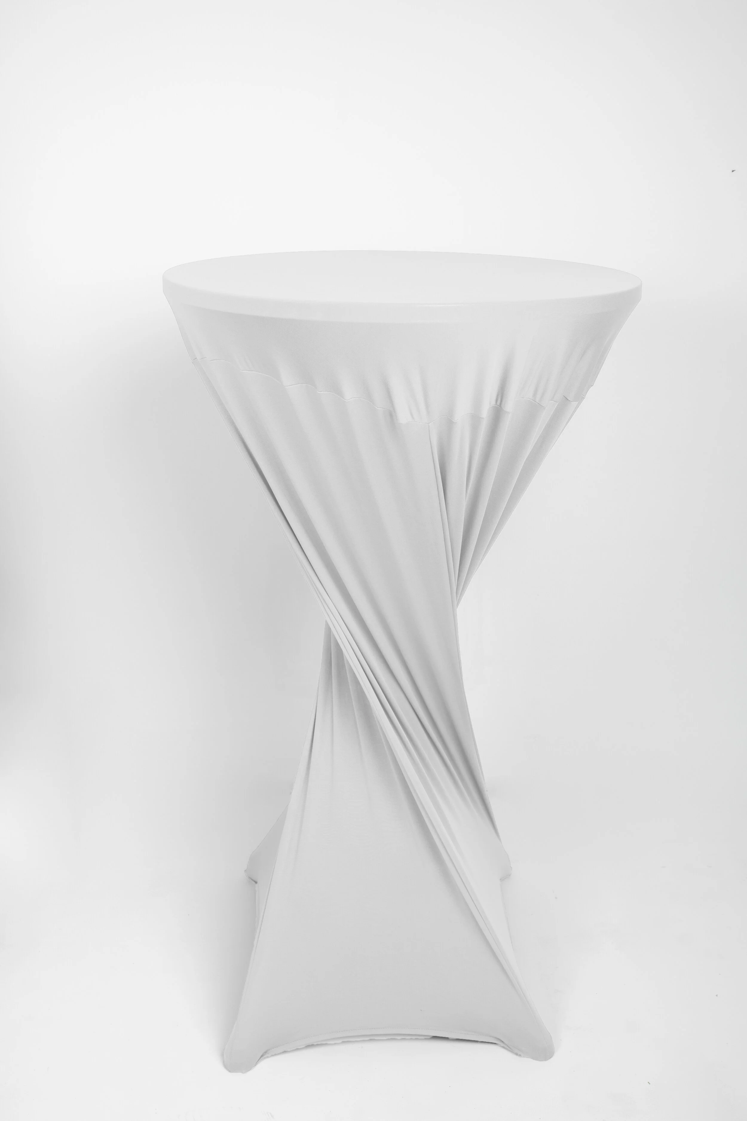 Bistro Table Spandex Cover - White