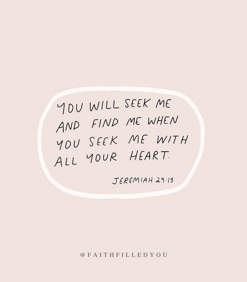 Jeremiah 29:13