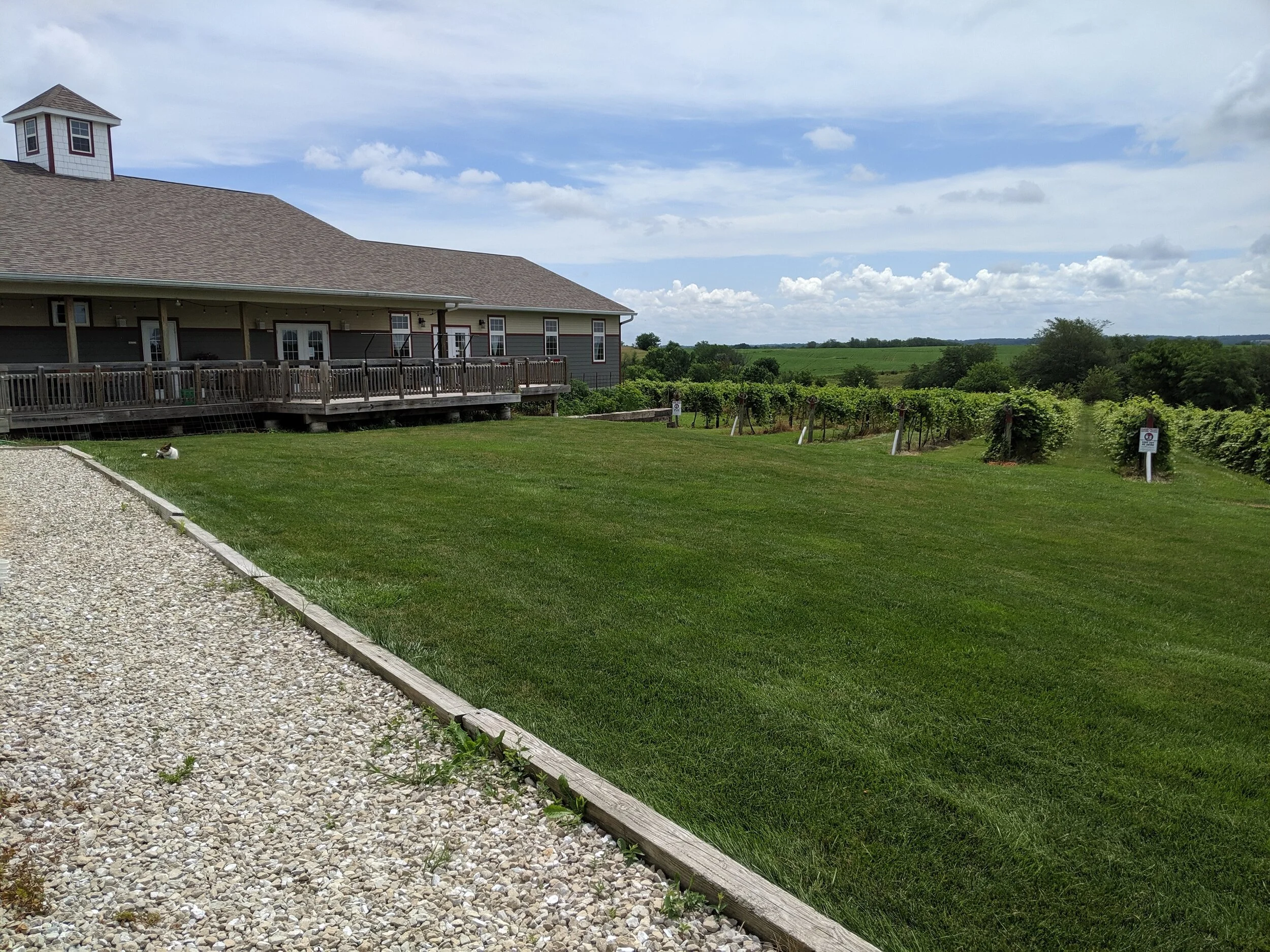 Saturday Afternoon
Wilson's Farm & Ciderhouse

Spend the afternoon sipping wine in the tasting room or on the deck at Annelise Winery, just outside of Indianola. This family owned winery and vineyard makes more than a dozen wines from grapes grown on