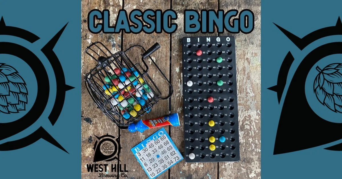 Classic Bingo at West Hill Brewing