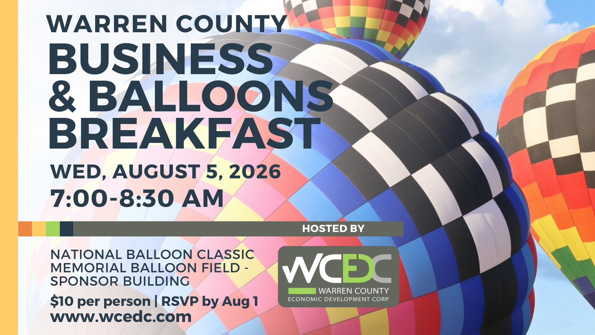 Warren County Business &amp; Balloons Breakfast