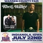 Rhett Walker at the Warren County Fair