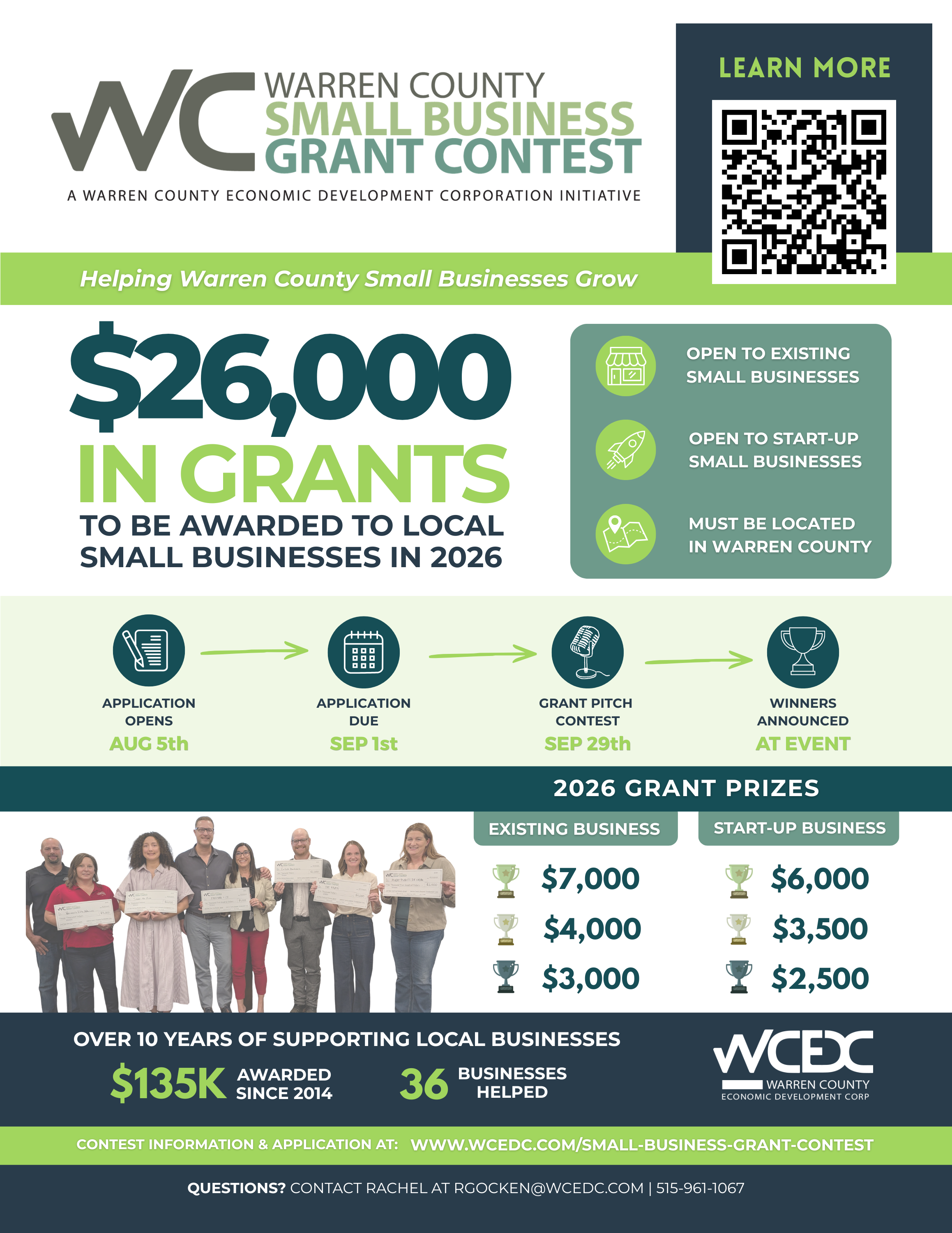 Warren County Small Business Grant Contest 2026