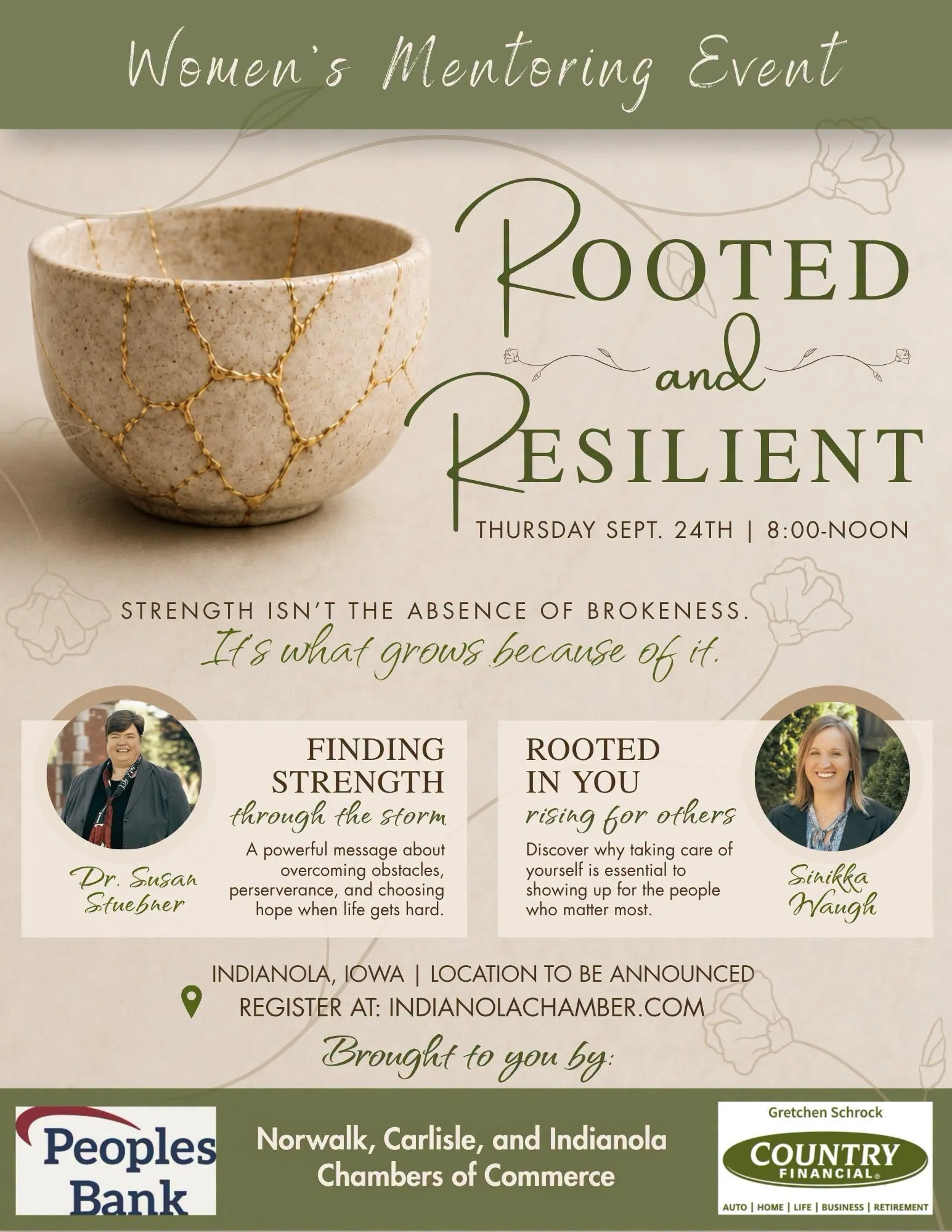 Rooted & Resilient - Warren County Chambers Womens Mentoring Event