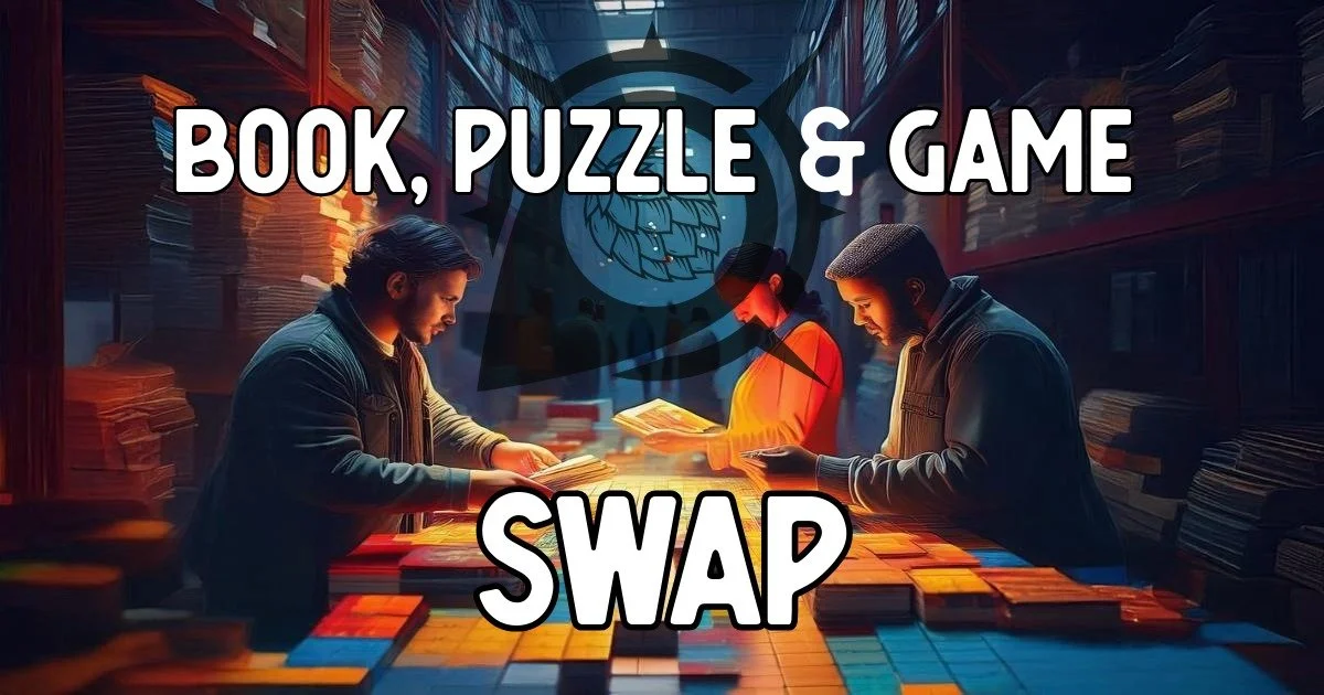 Book, Puzzle and Game SWAP at West Hill Brewing