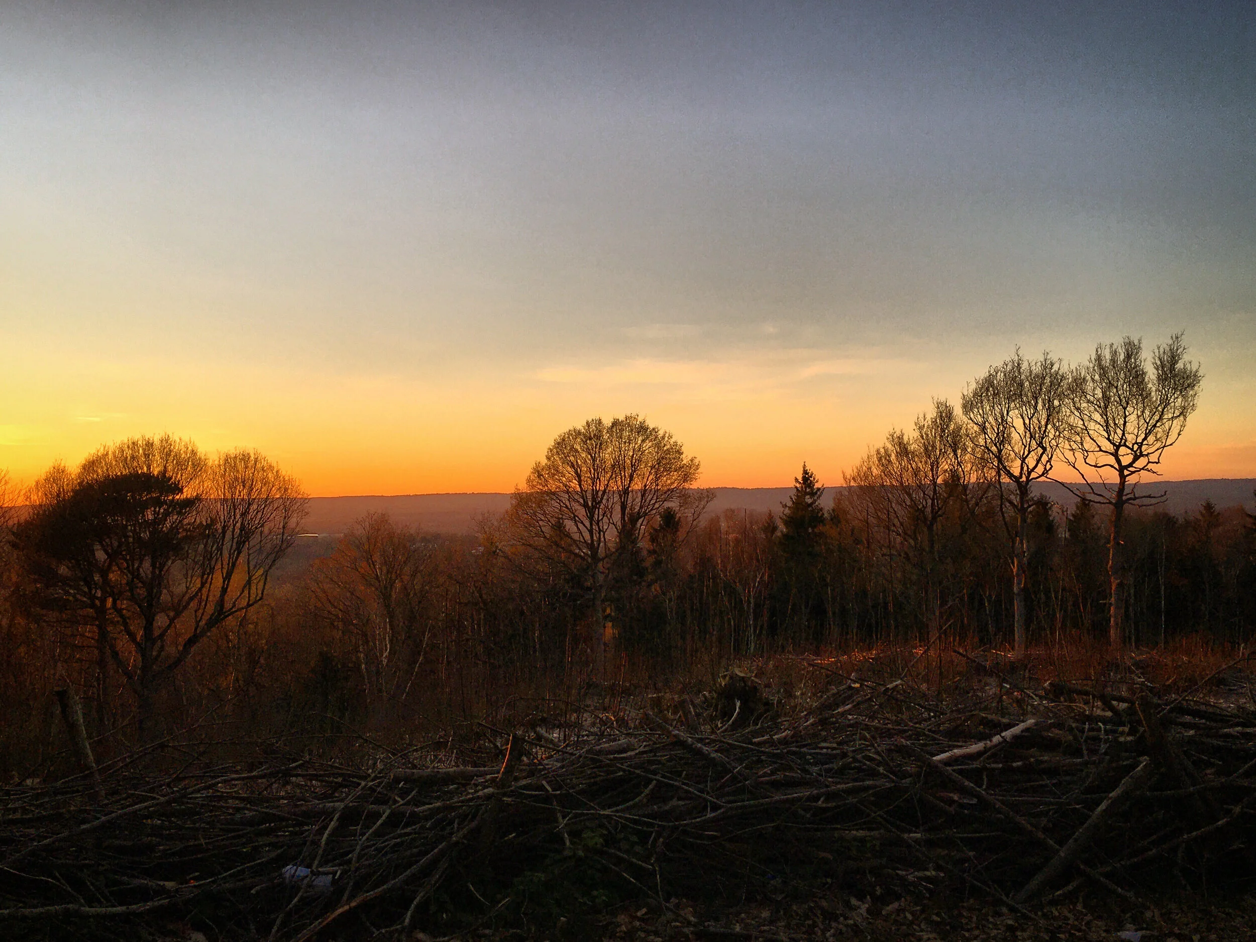 Castle Hill sunset , Walk tonbridge